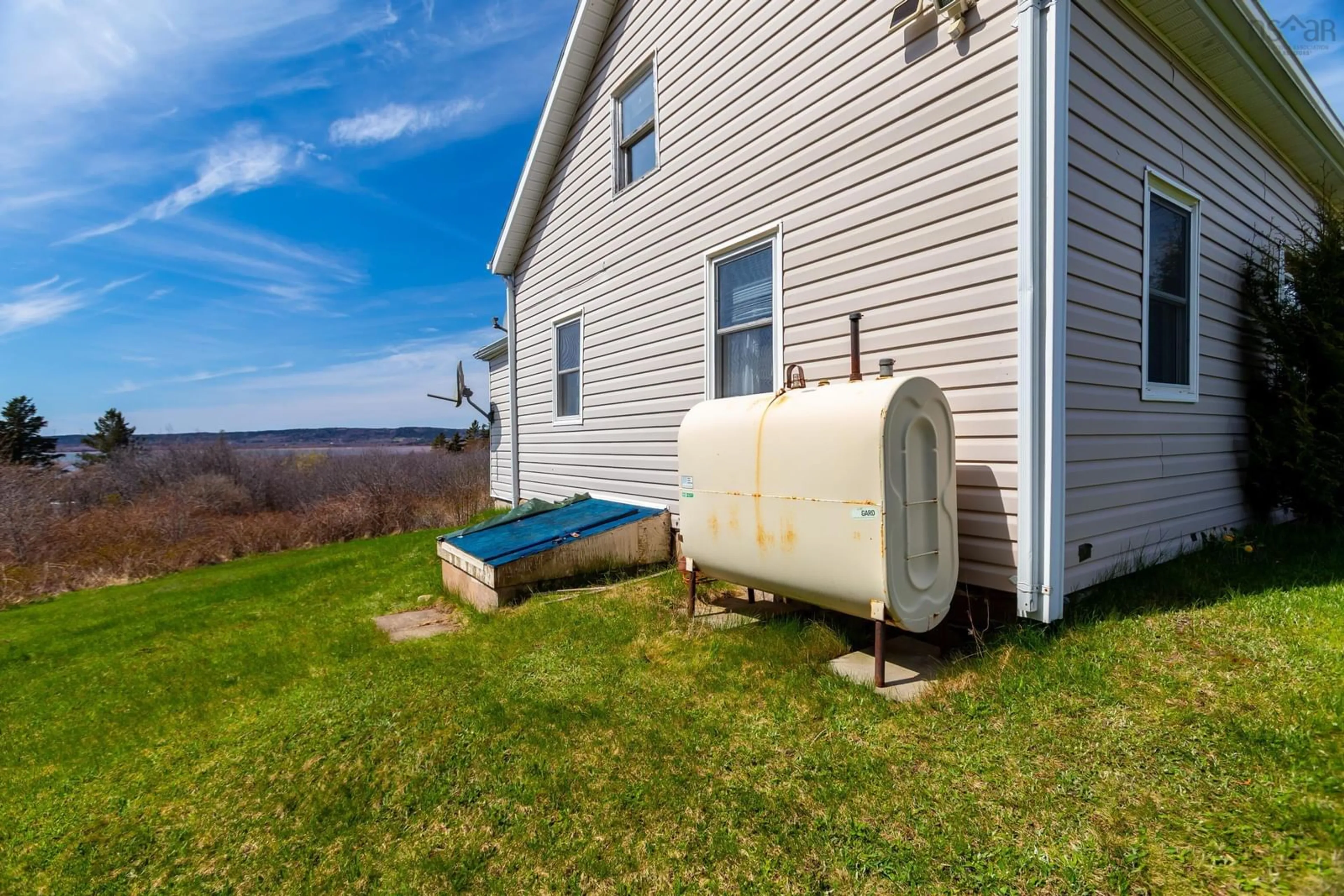 Home with vinyl exterior material, water/lake/river/ocean view for 9021 101 Hwy, Brighton Nova Scotia B0V 1A0