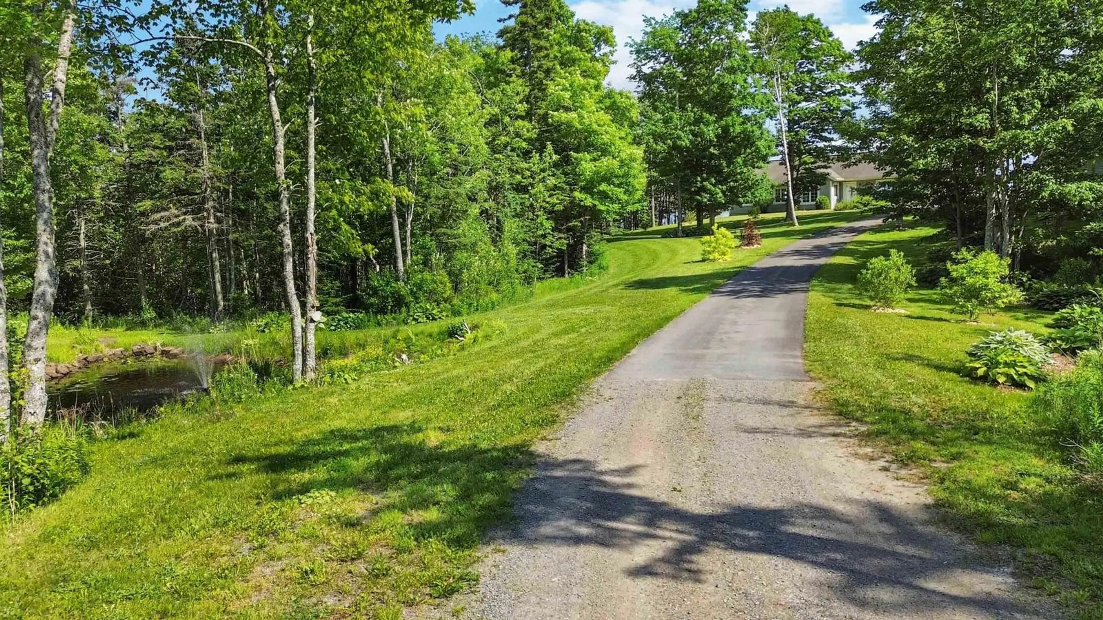 A pic from outside/outdoor area/front of a property/back of a property/a pic from drone, forest/trees view for 3742 Highway 358, Scots Bay Nova Scotia B0P 1H0