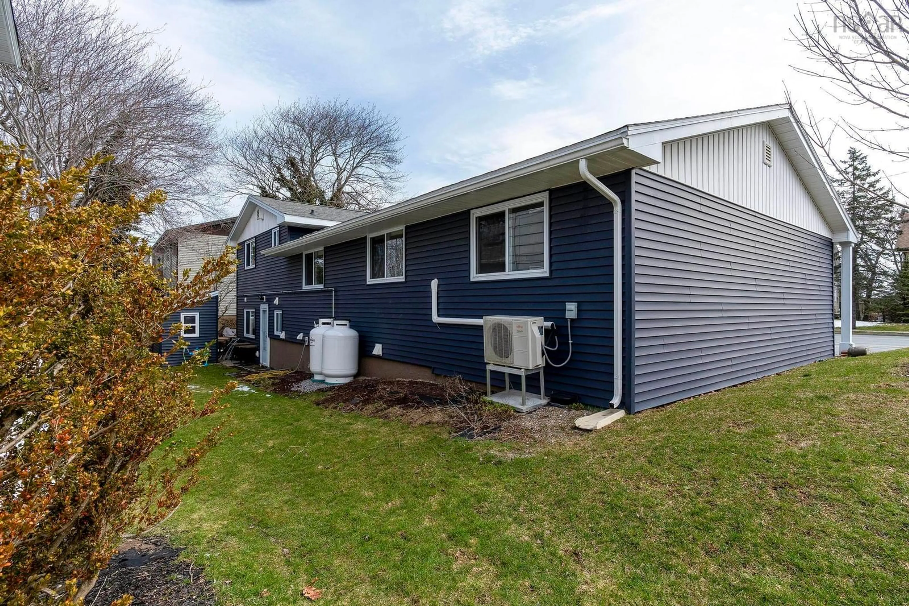 Home with vinyl exterior material, street for 95 Bayview Rd, Halifax Nova Scotia B3M 1N8