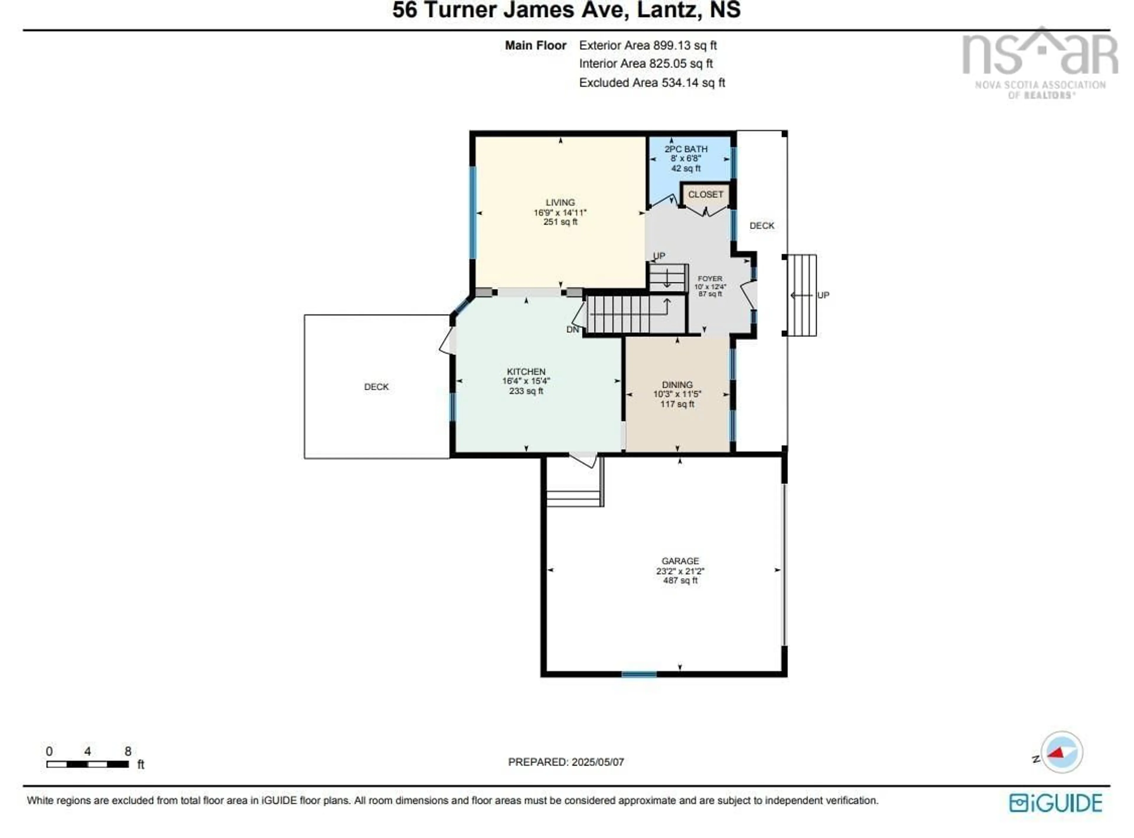 Floor plan for 56 Turner James Ave, Lantz Nova Scotia B2S 0B8
