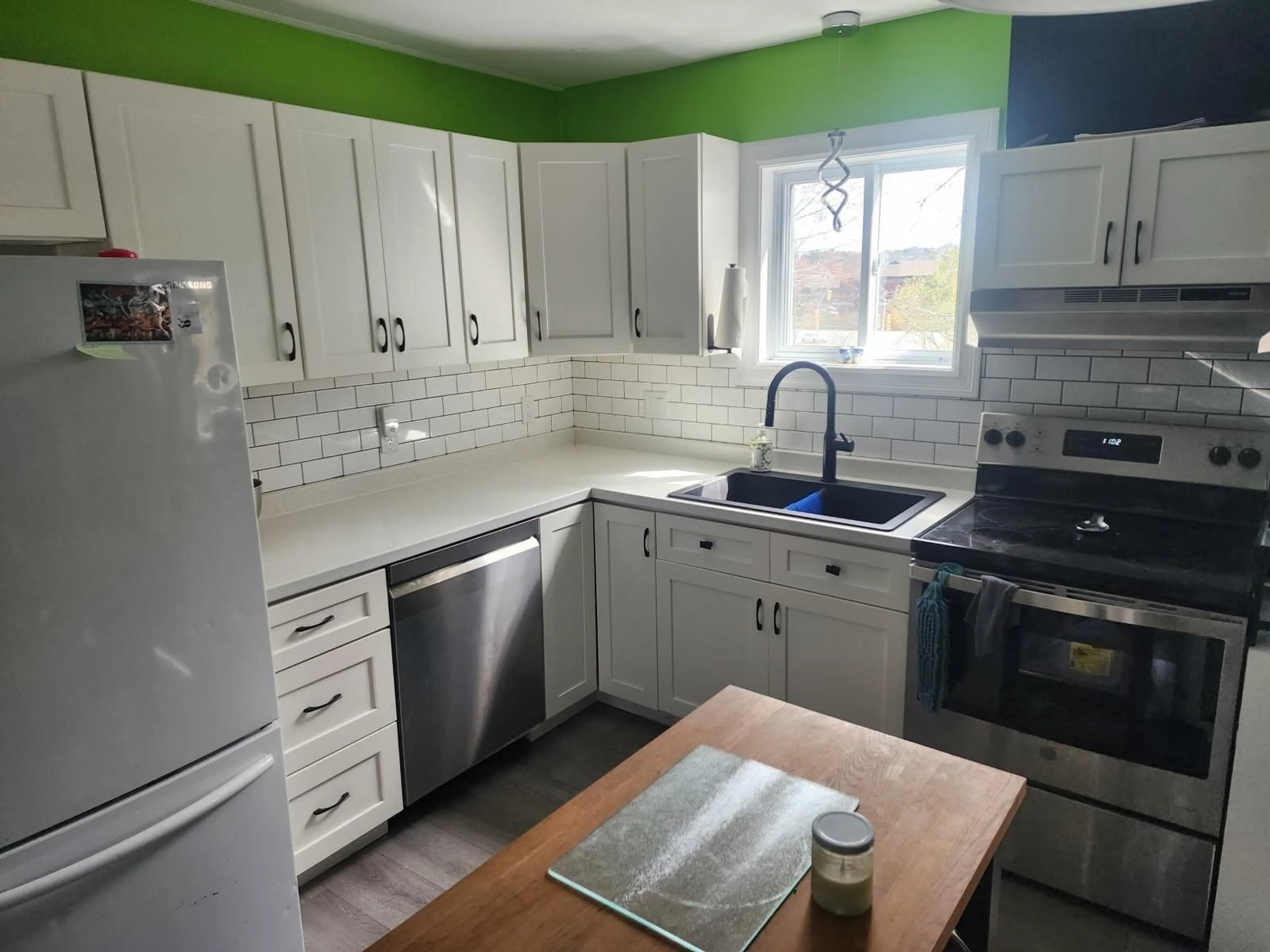 Standard kitchen, ceramic/tile floor for 22 Gordon Crt, Lower Sackville Nova Scotia B4E 1W6