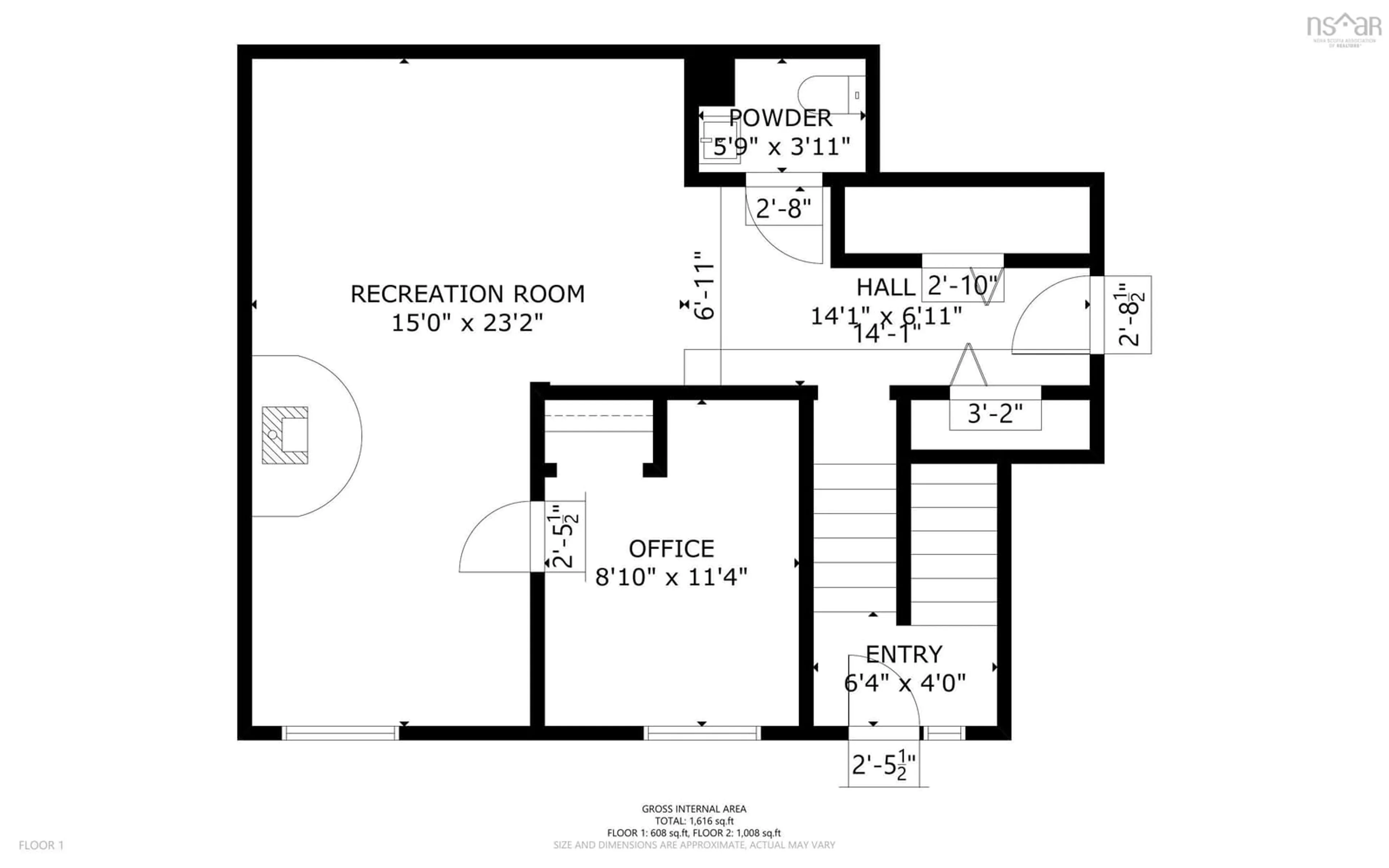 Floor plan for 209 John Stewart Dr, Dartmouth Nova Scotia B2W 5W6