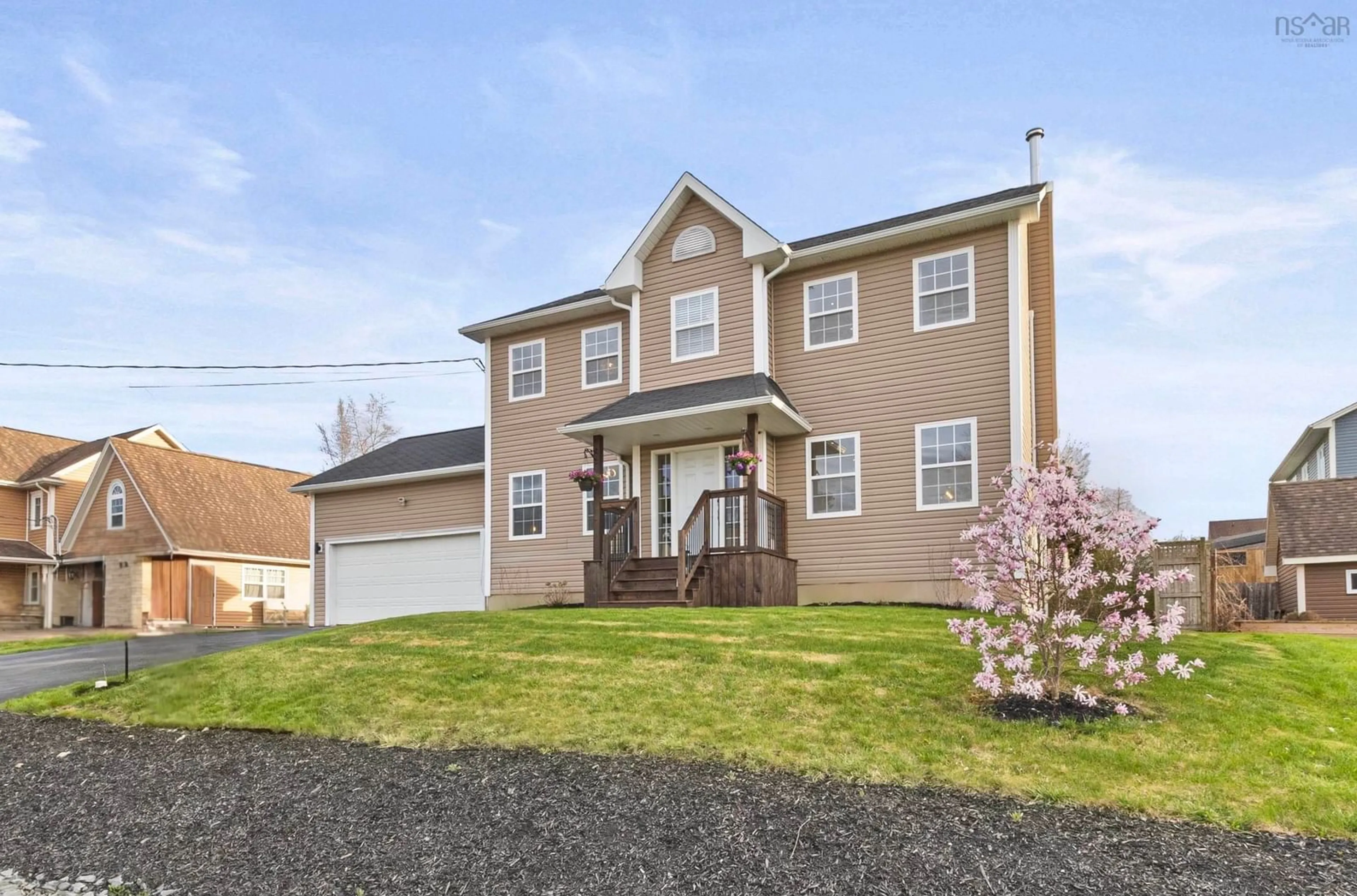 Home with vinyl exterior material, street for 49 Tyler St, Enfield Nova Scotia B2T 0A7