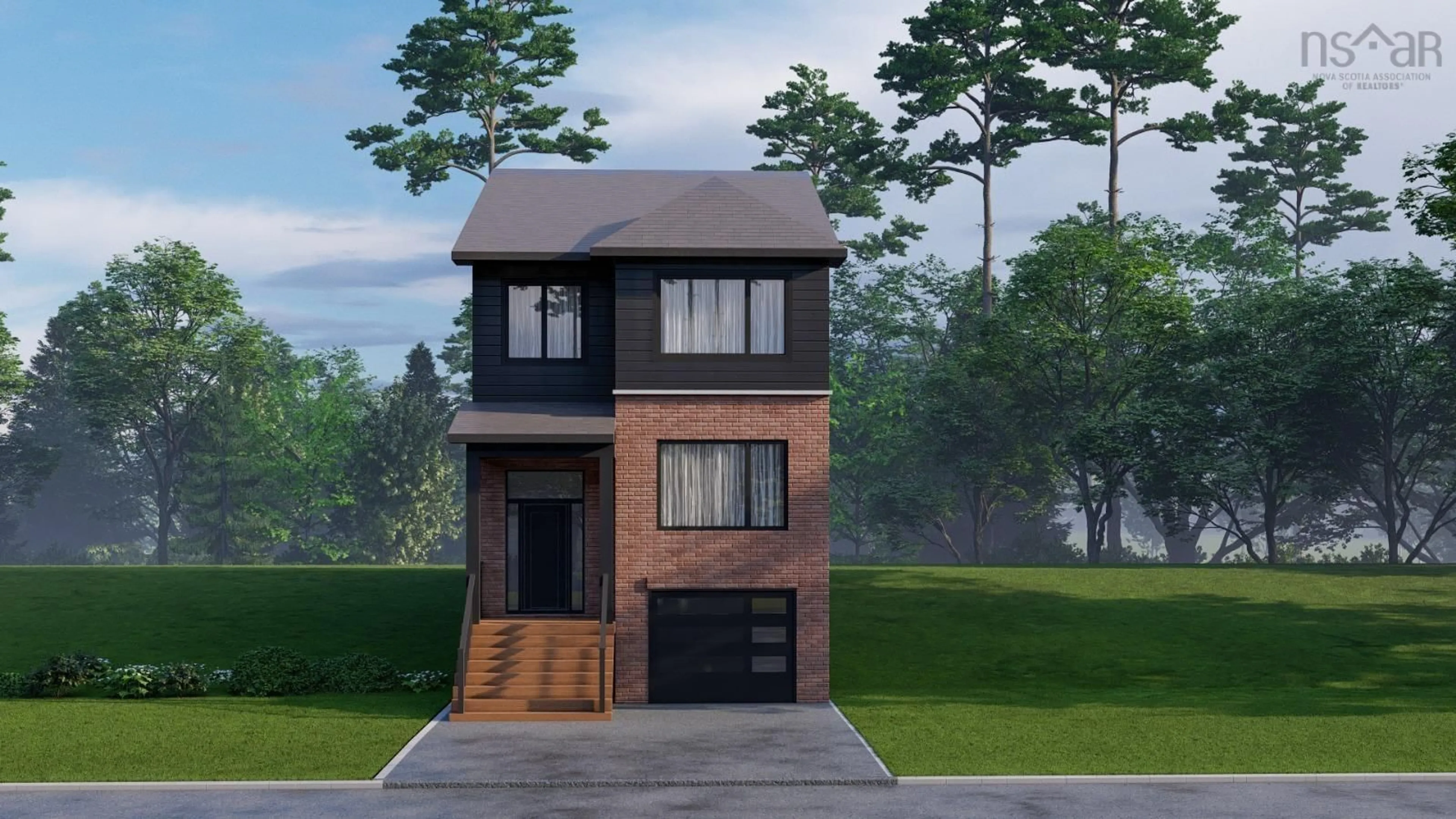 Home with brick exterior material, street for 9 Duff Crt #Lot 25, Bedford Nova Scotia B4B 2P1