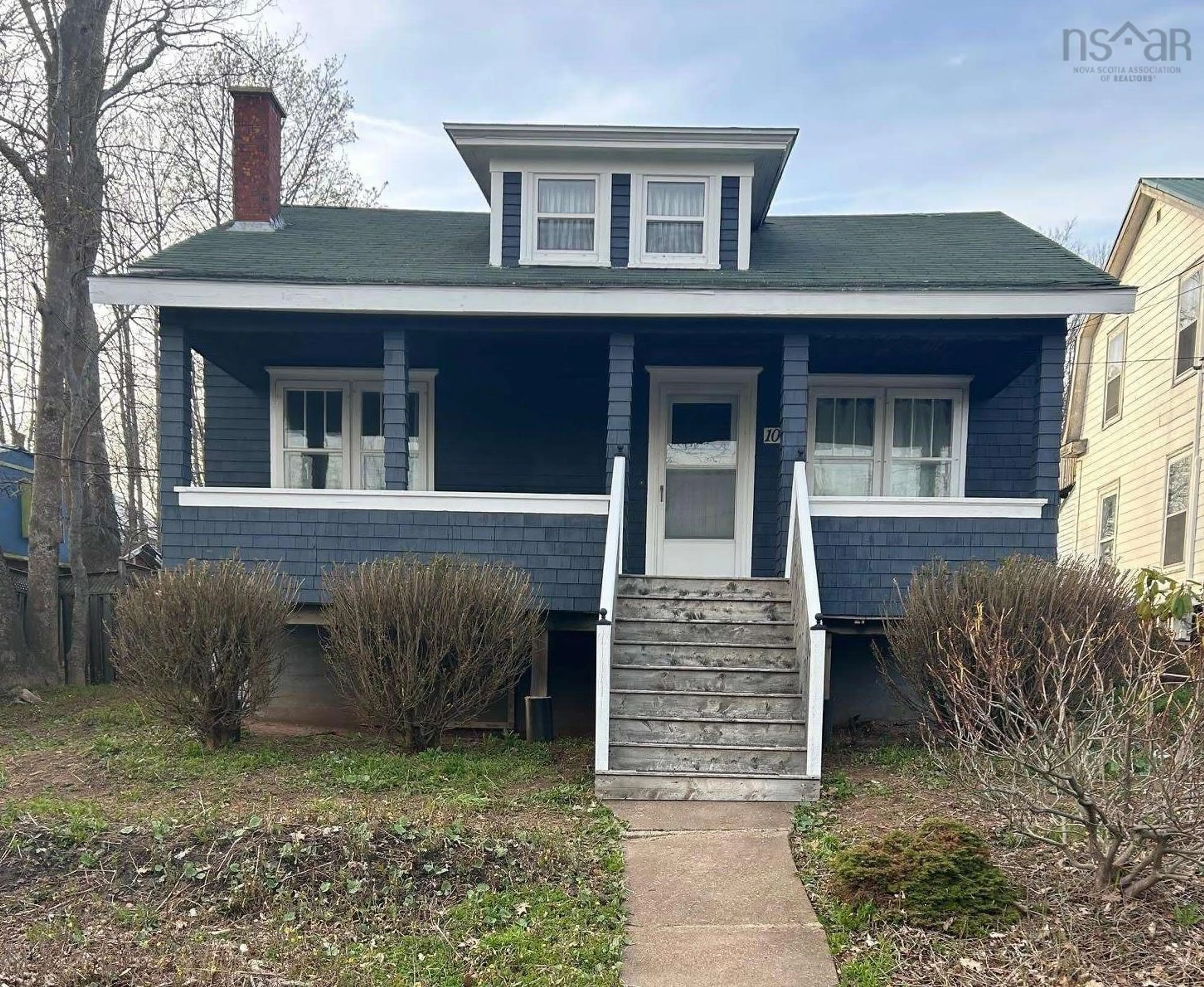 Home with vinyl exterior material, street for 108 Denoon St, Pictou Nova Scotia B0K 1H0