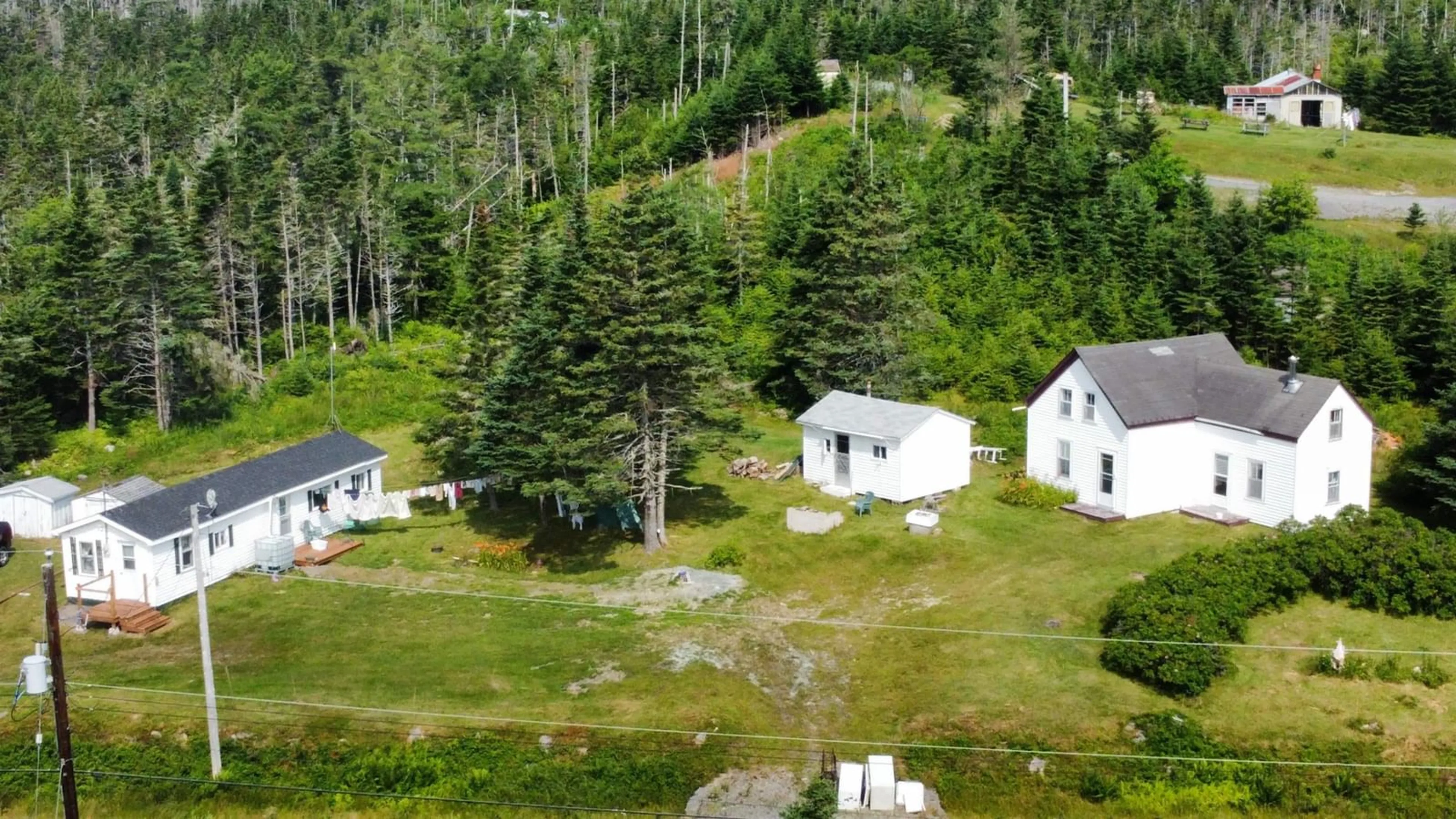 A pic from outside/outdoor area/front of a property/back of a property/a pic from drone, mountain view for 10610 316 Hwy, Goldboro Nova Scotia B0H 1L0