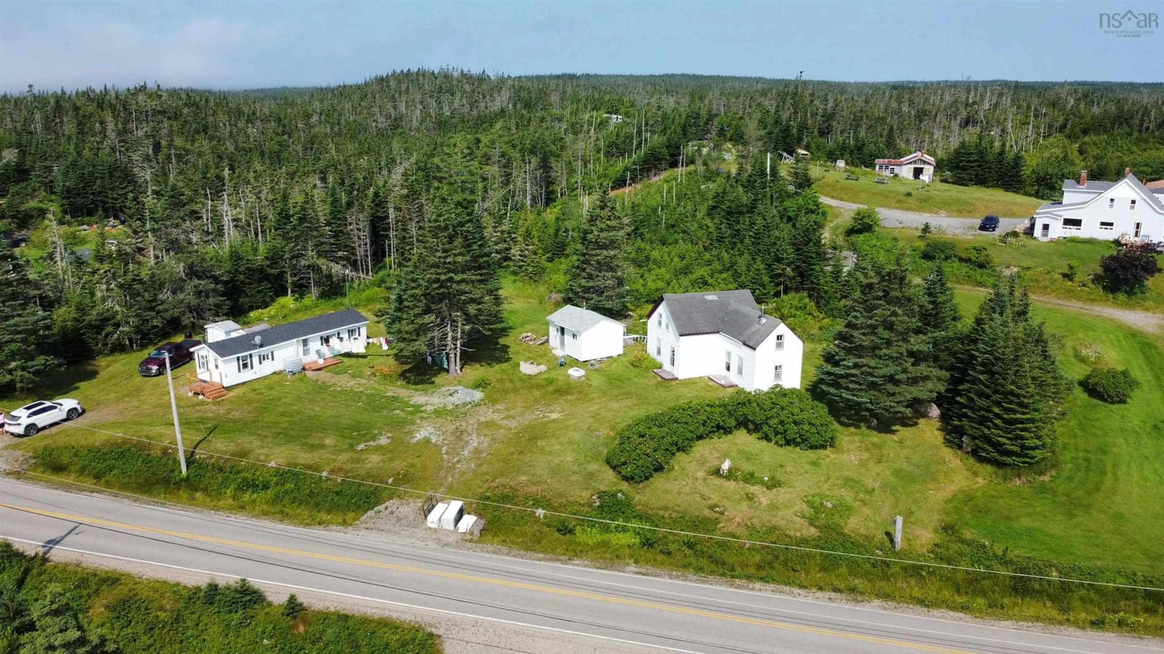 A pic from outside/outdoor area/front of a property/back of a property/a pic from drone, unknown for 10610 316 Hwy, Goldboro Nova Scotia B0H 1L0