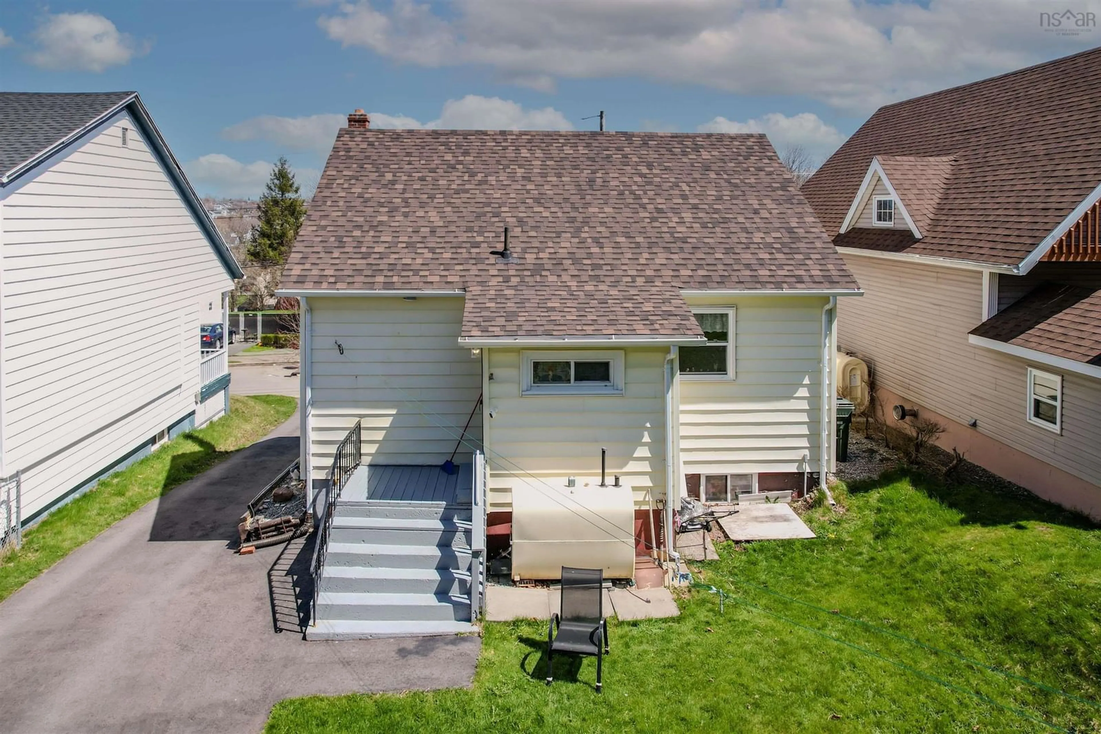 A pic from outside/outdoor area/front of a property/back of a property/a pic from drone, street for 32 Central St, Sydney Nova Scotia B1P 2A8