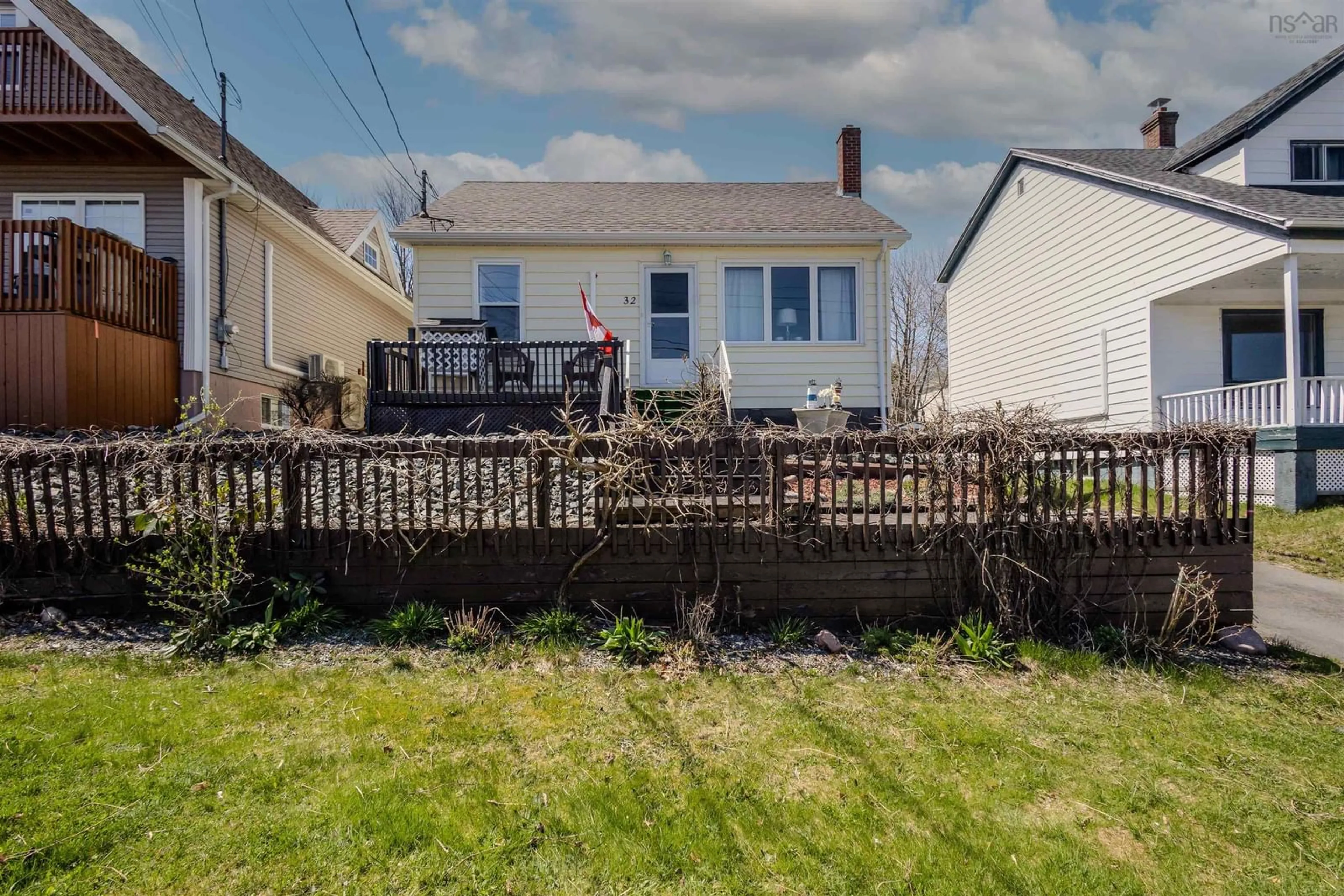 A pic from outside/outdoor area/front of a property/back of a property/a pic from drone, street for 32 Central St, Sydney Nova Scotia B1P 2A8