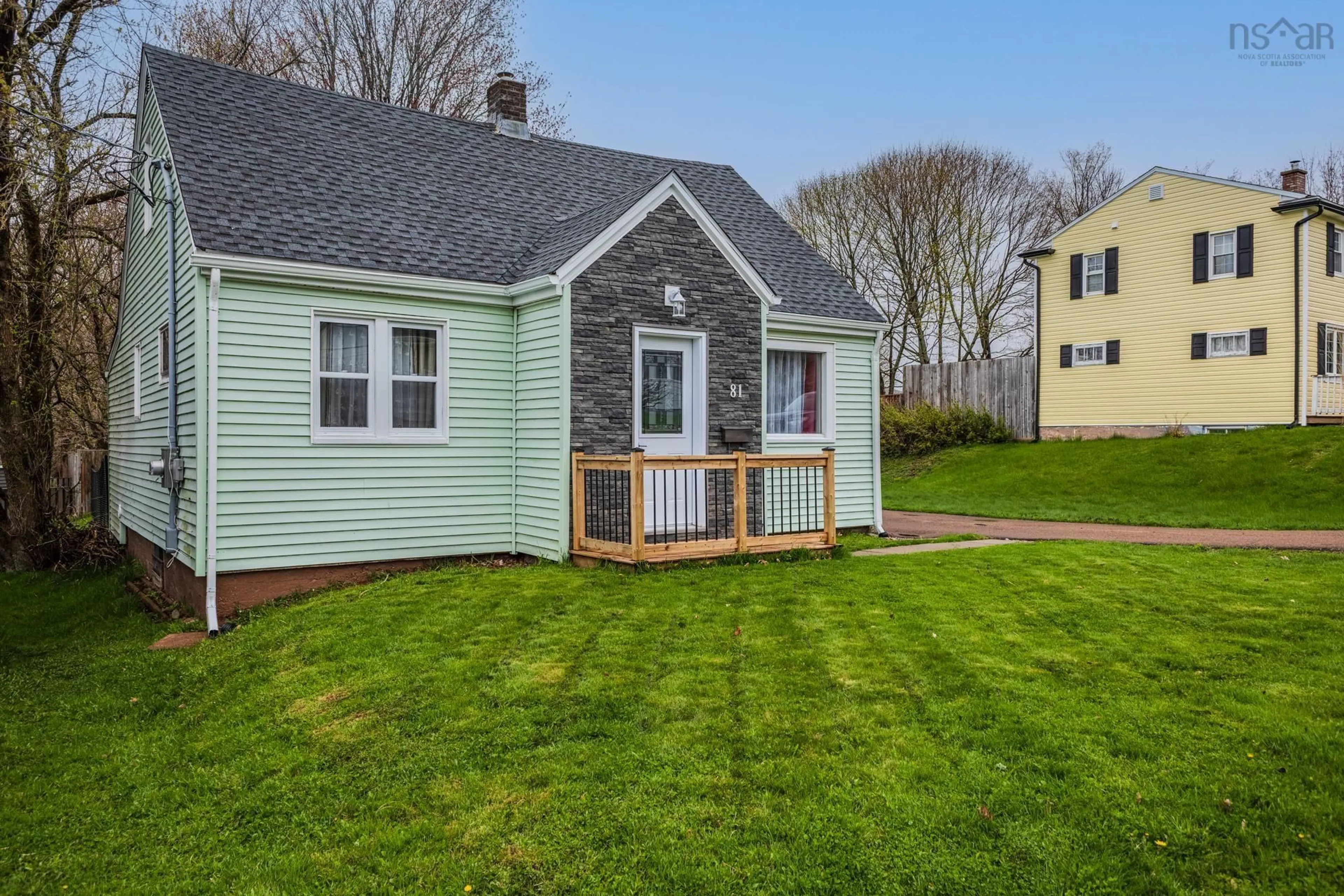 Home with vinyl exterior material, street for 81 Macdonald St, Truro Nova Scotia B2N 1T5