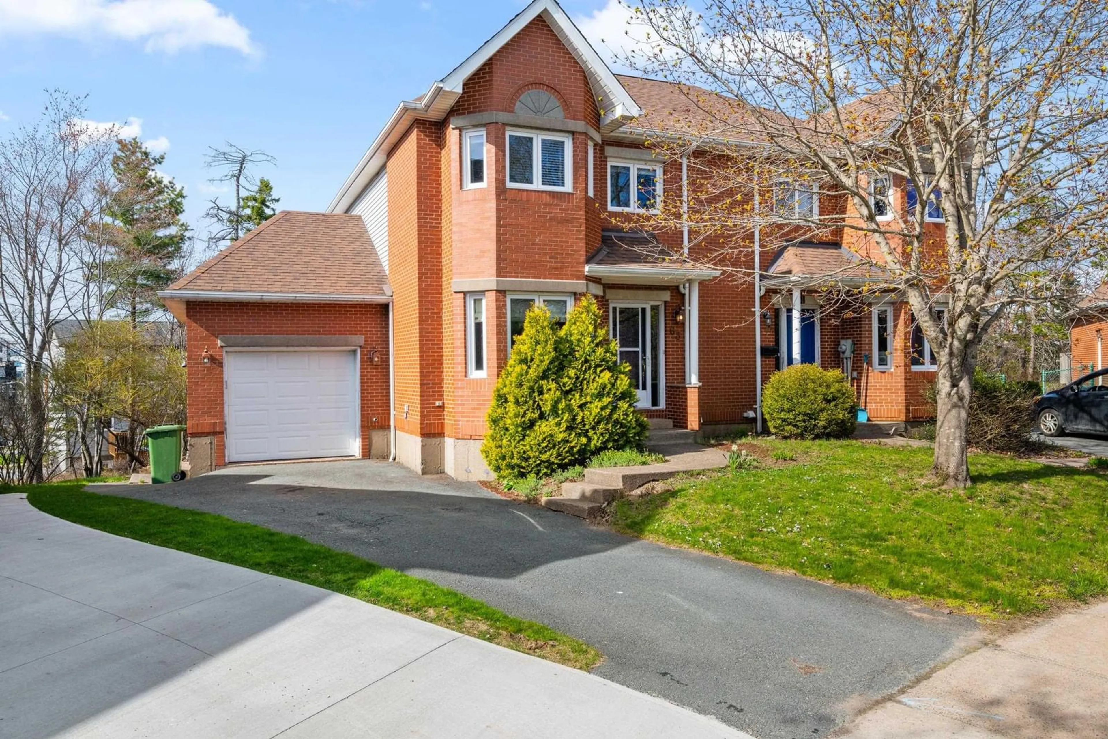 Home with brick exterior material, street for 63 Trailwood Place, Clayton Park Nova Scotia B3M 3X9