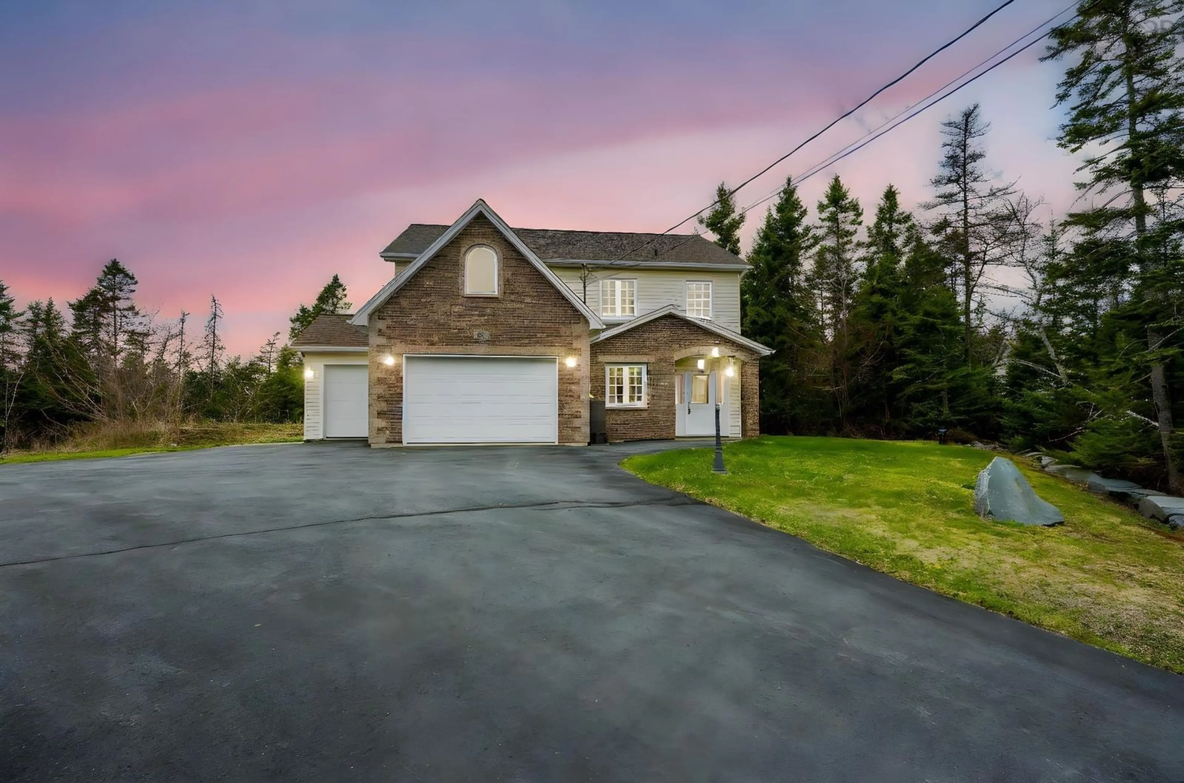 A pic from outside/outdoor area/front of a property/back of a property/a pic from drone, street for 97 O'connell Dr, Porters Lake Nova Scotia B3E 1N7