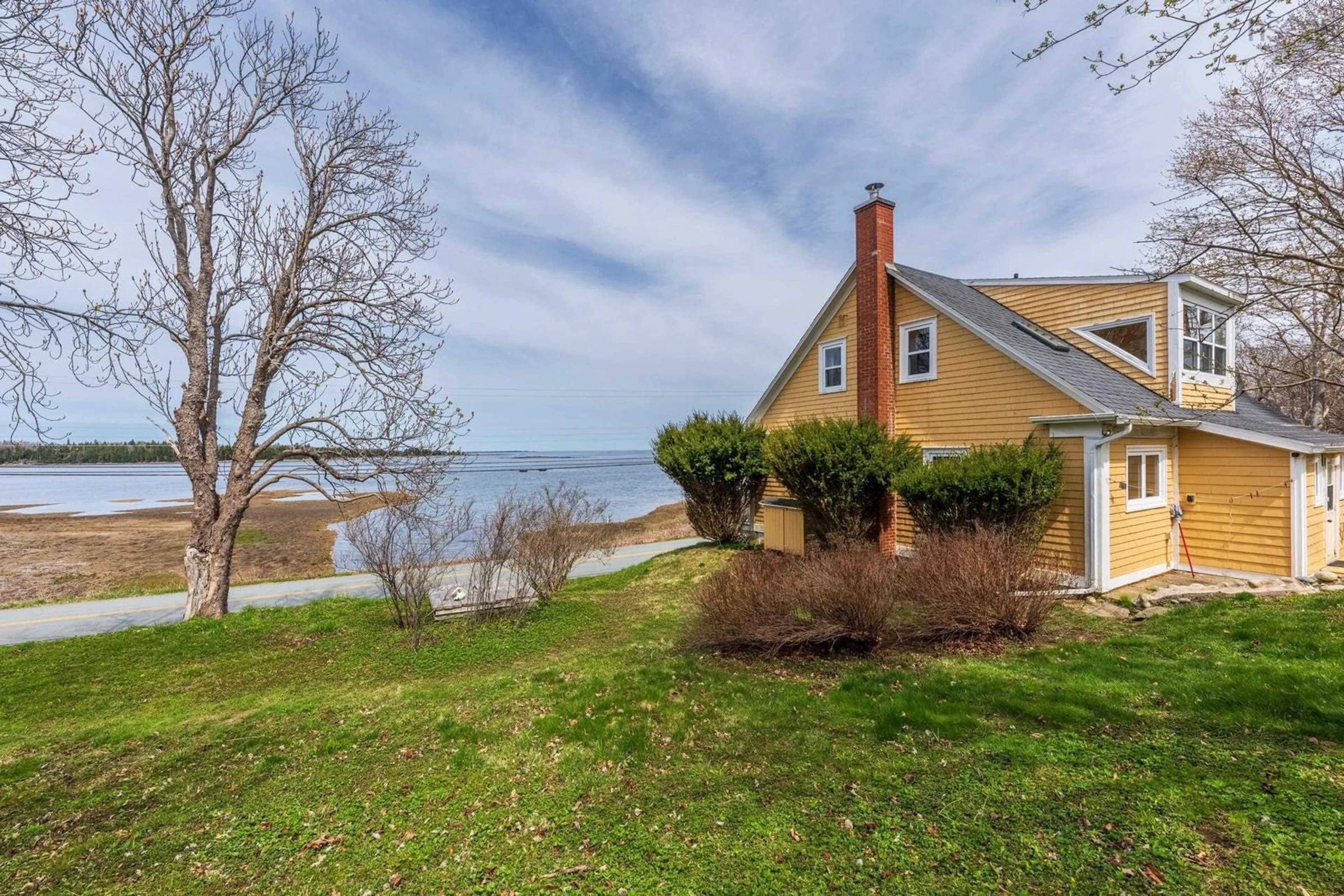 A pic from outside/outdoor area/front of a property/back of a property/a pic from drone, water/lake/river/ocean view for 406 Kingsburg Rd, Lower Rose Bay Nova Scotia B0J 2X0