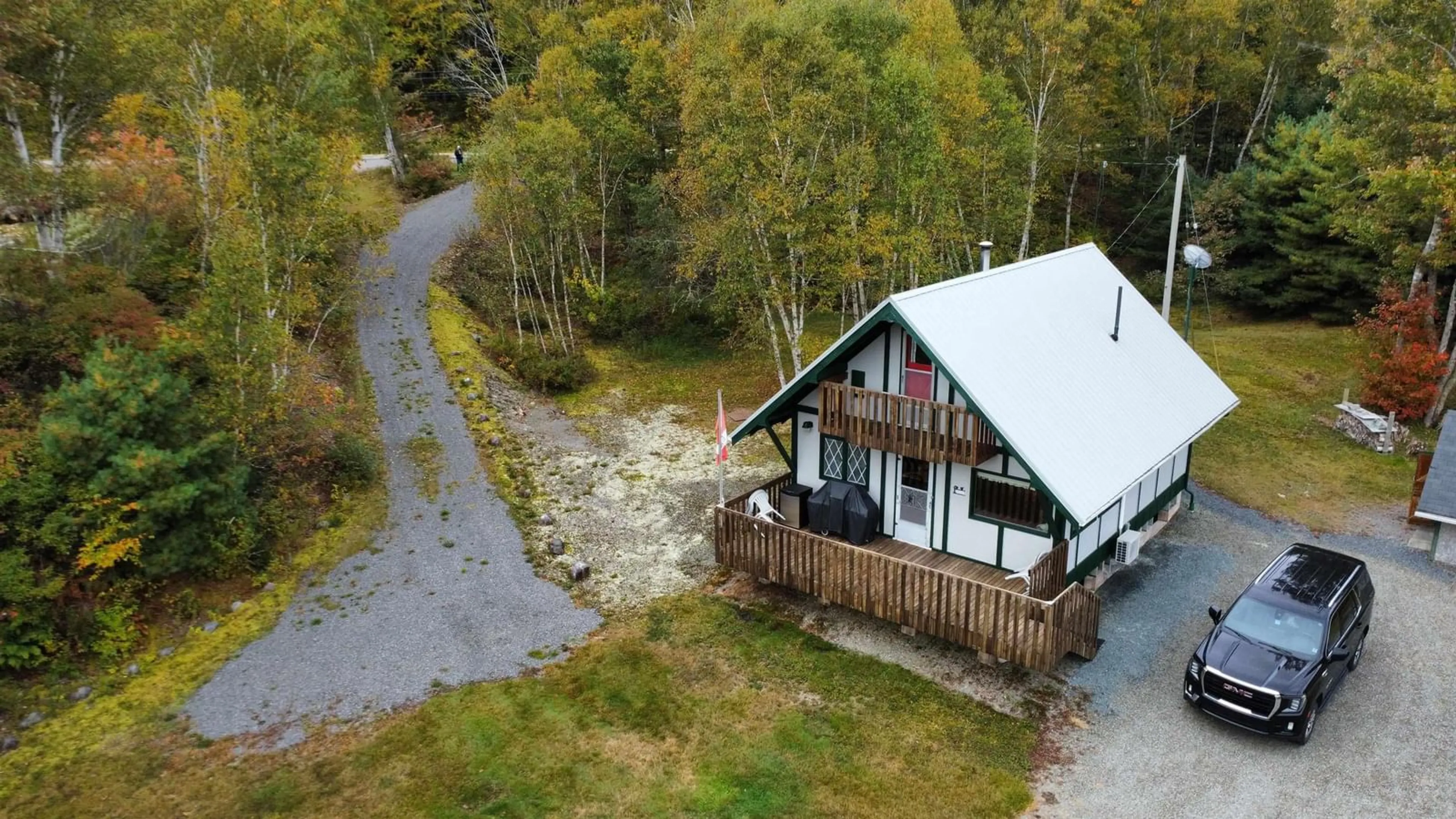 A pic from outside/outdoor area/front of a property/back of a property/a pic from drone, unknown for 1007 Highway 211, Jordanville Nova Scotia B0J 3C0