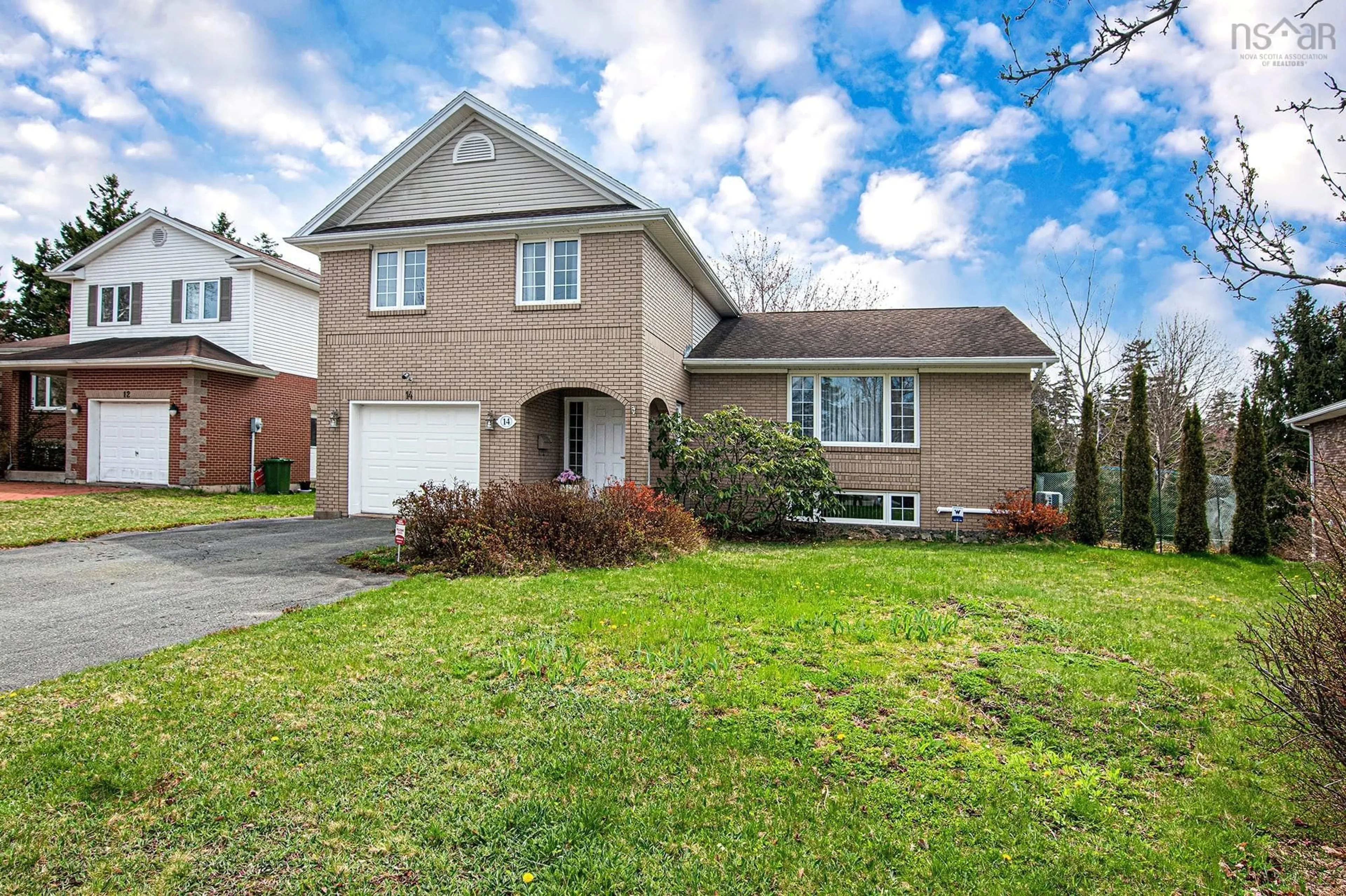 Home with brick exterior material, street for 14 Brackley Pl, Halifax Nova Scotia B3M 4H2