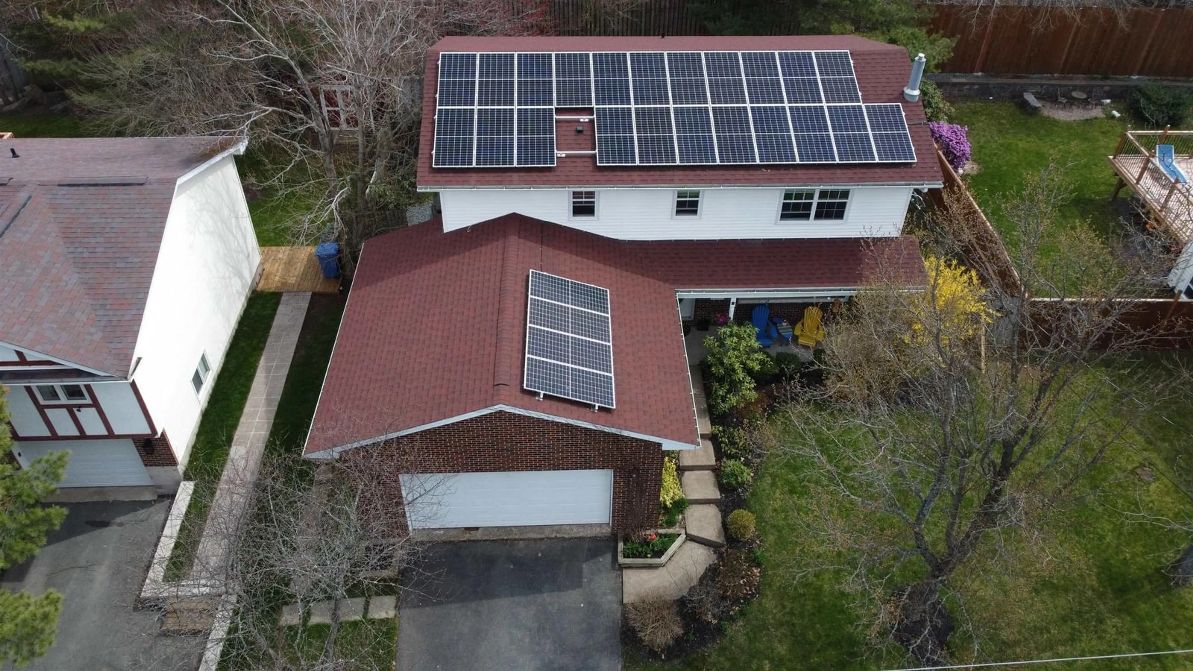 A pic from outside/outdoor area/front of a property/back of a property/a pic from drone, building for 165 Rockmanor Dr, Bedford Nova Scotia B4A 2Y9