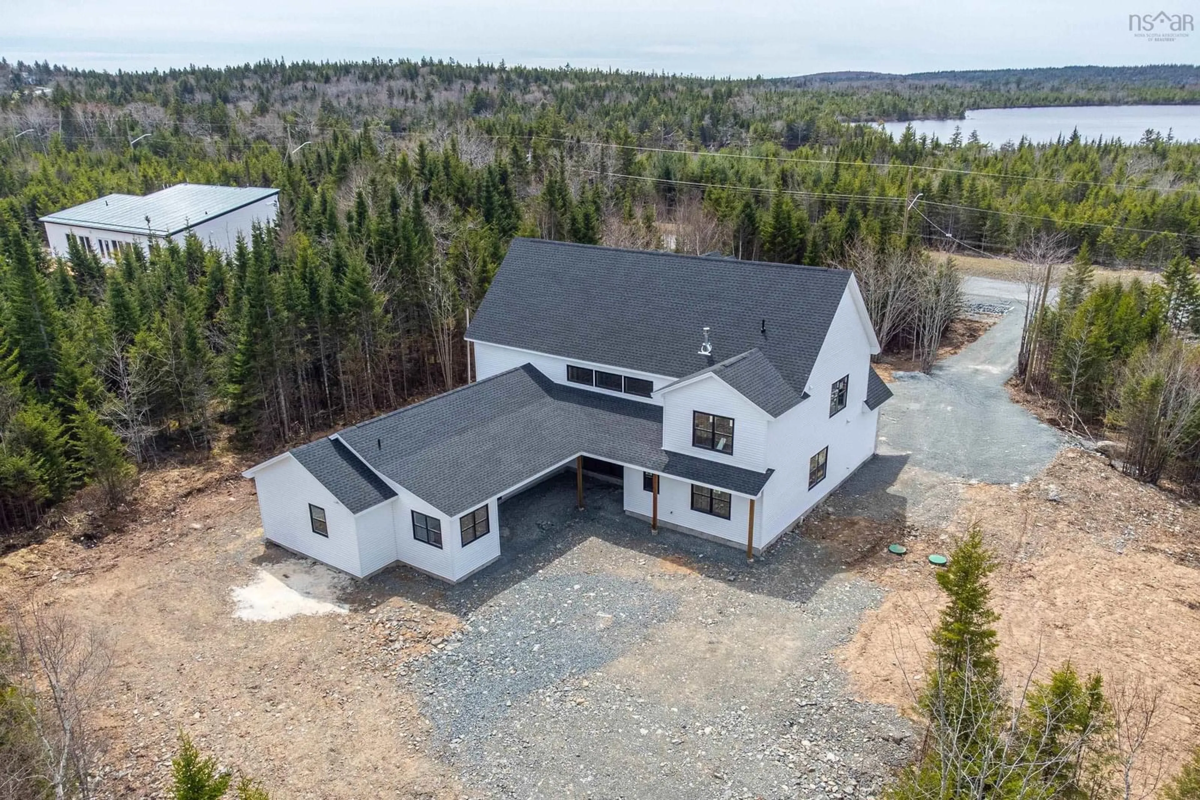 A pic from outside/outdoor area/front of a property/back of a property/a pic from drone, unknown for 372 Canoe Cres, Hammonds Plains Nova Scotia B4B 2P5