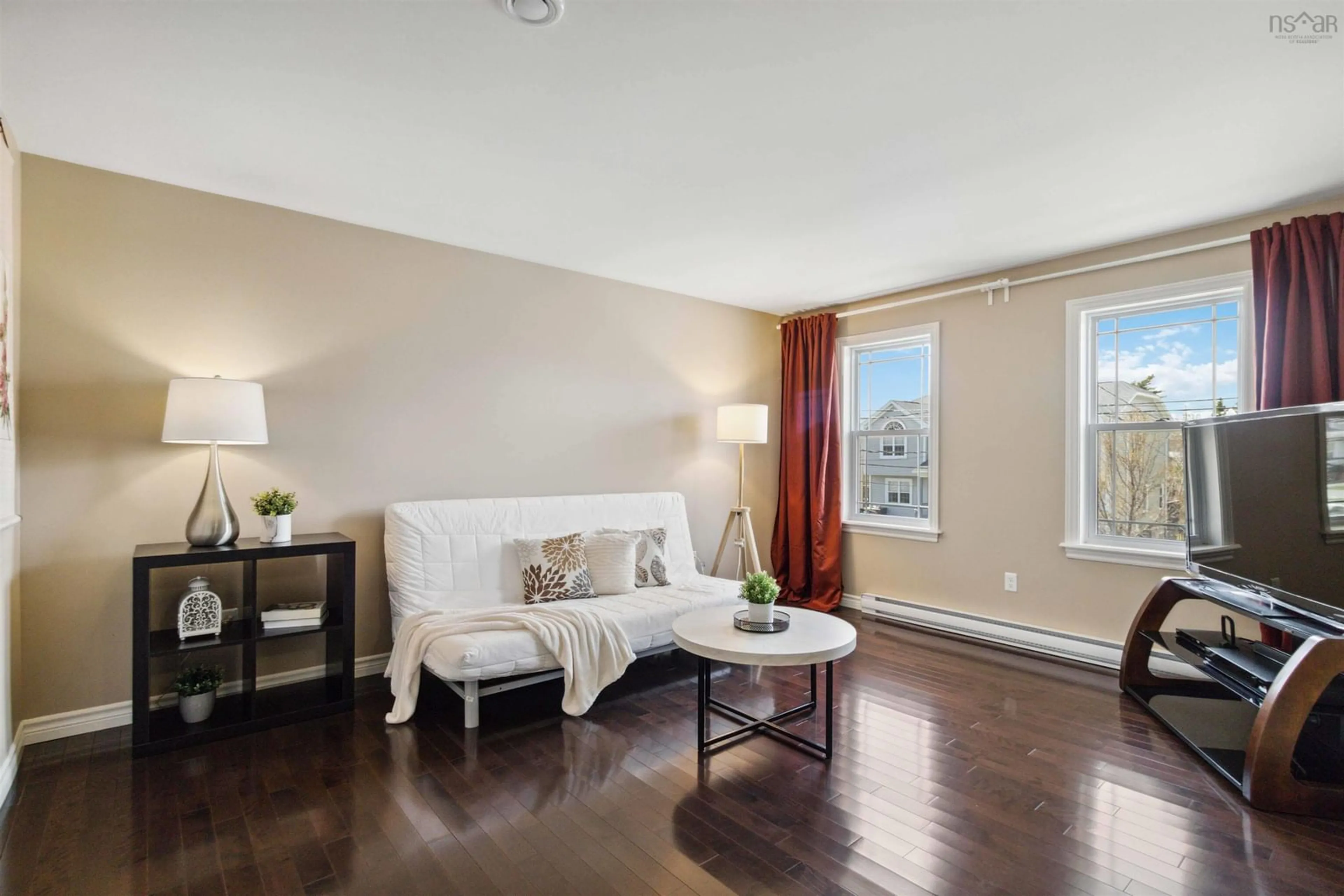Living room with furniture, wood/laminate floor for 42 Lier Ridge, Halifax Nova Scotia B3P 0C7