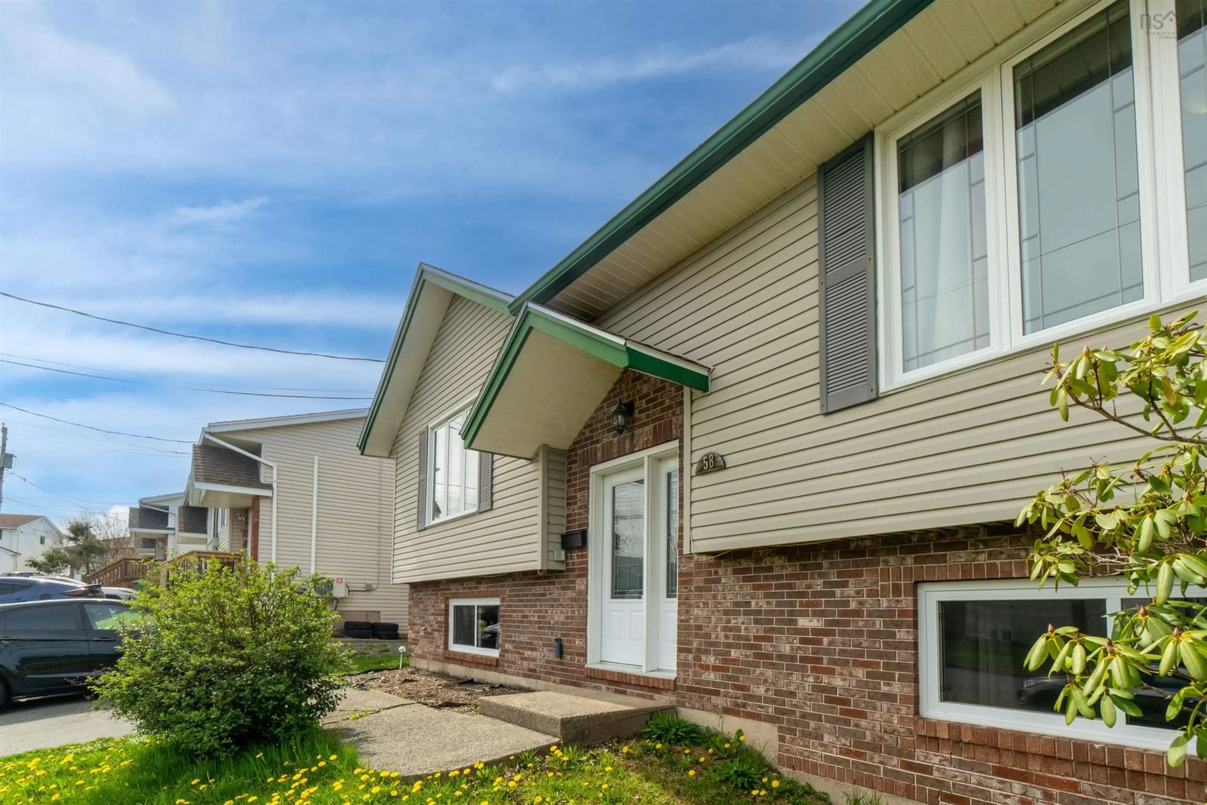 Home with vinyl exterior material, street for 58 Sophia Cres, Dartmouth Nova Scotia B2W 6C9