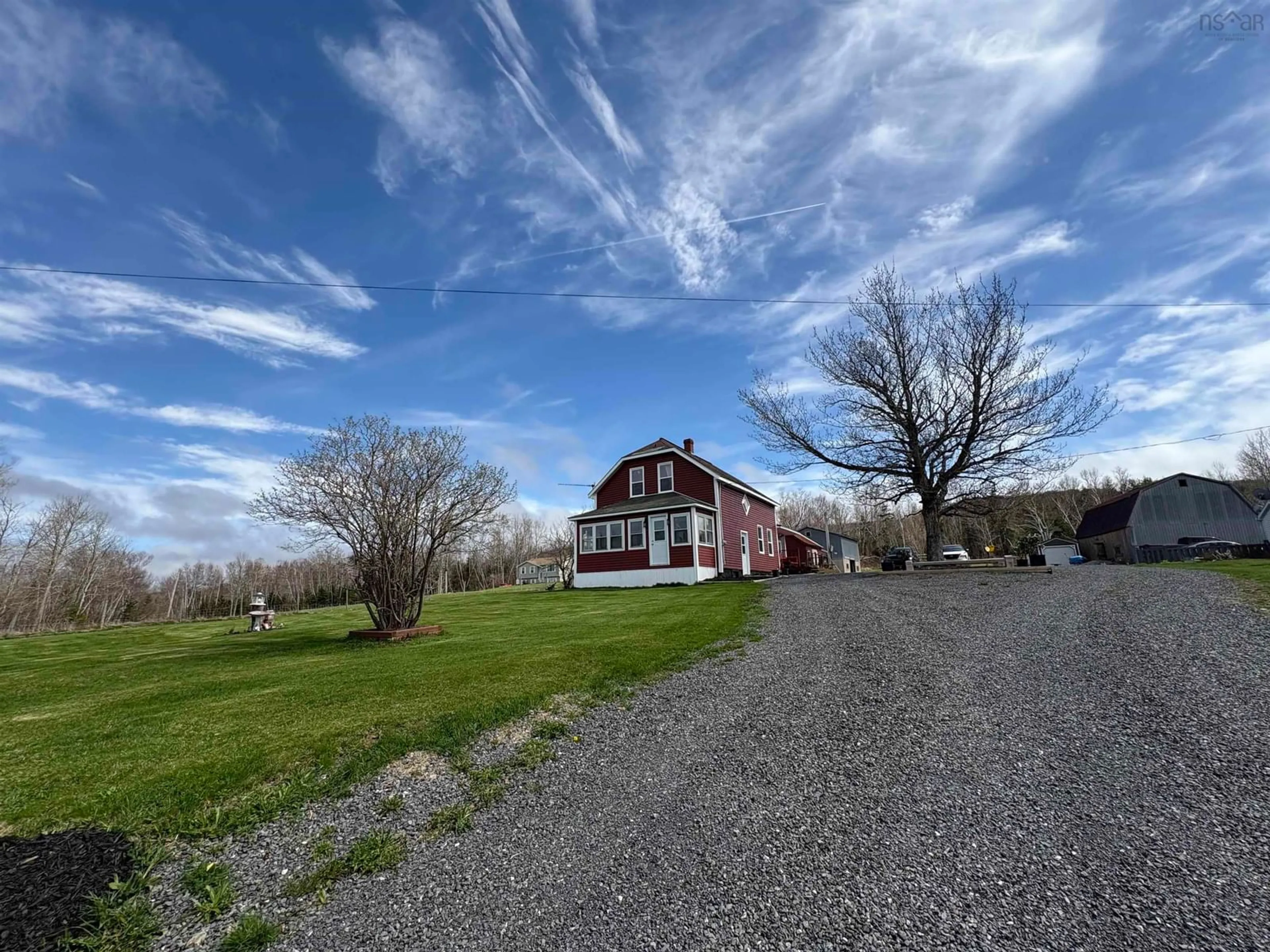 A pic from outside/outdoor area/front of a property/back of a property/a pic from drone, mountain view for 10250 Highway 4, Broadway Nova Scotia B0K 1G0