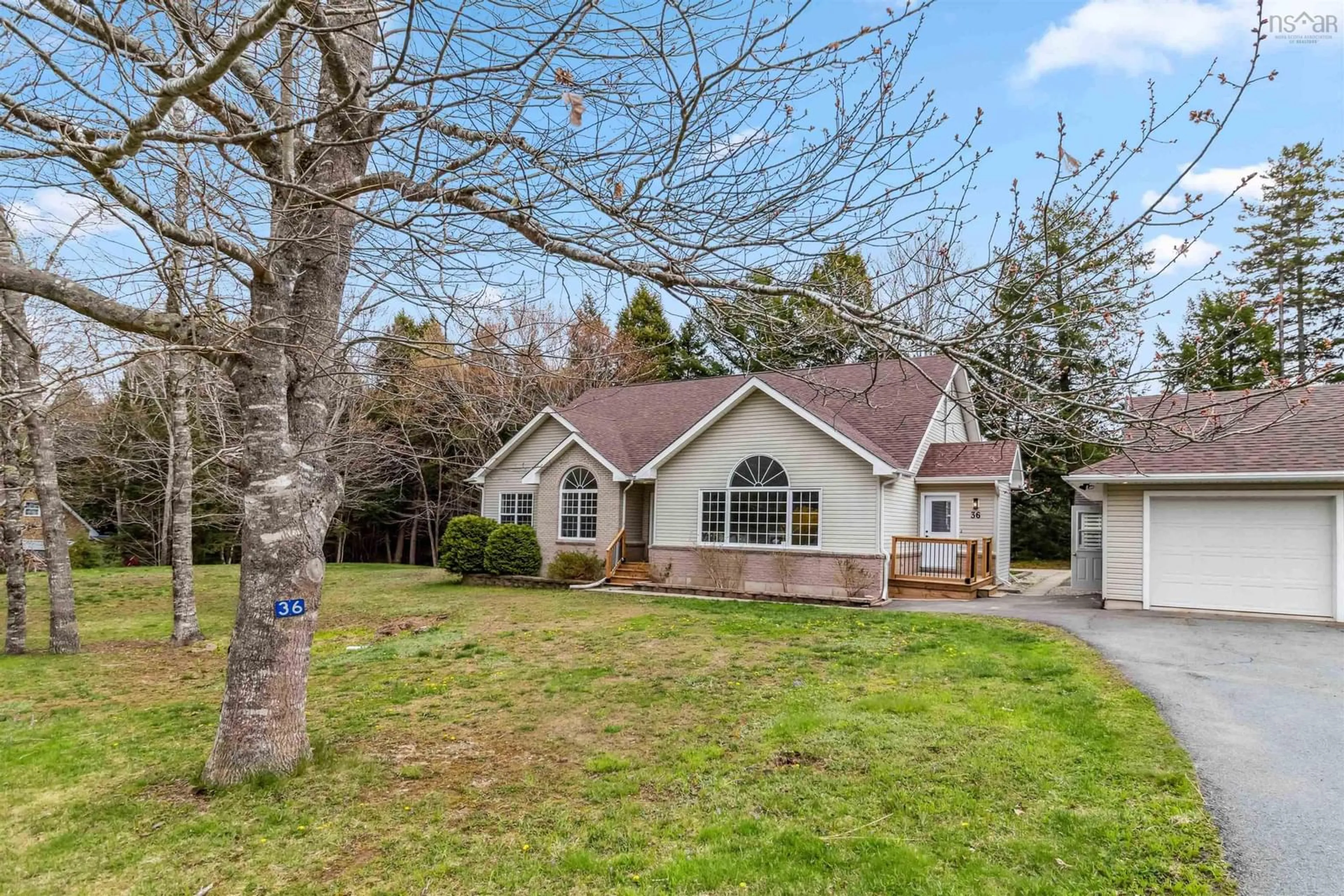 Home with vinyl exterior material, street for 36 Gail Ave, Lower Branch Nova Scotia B4V 4R2