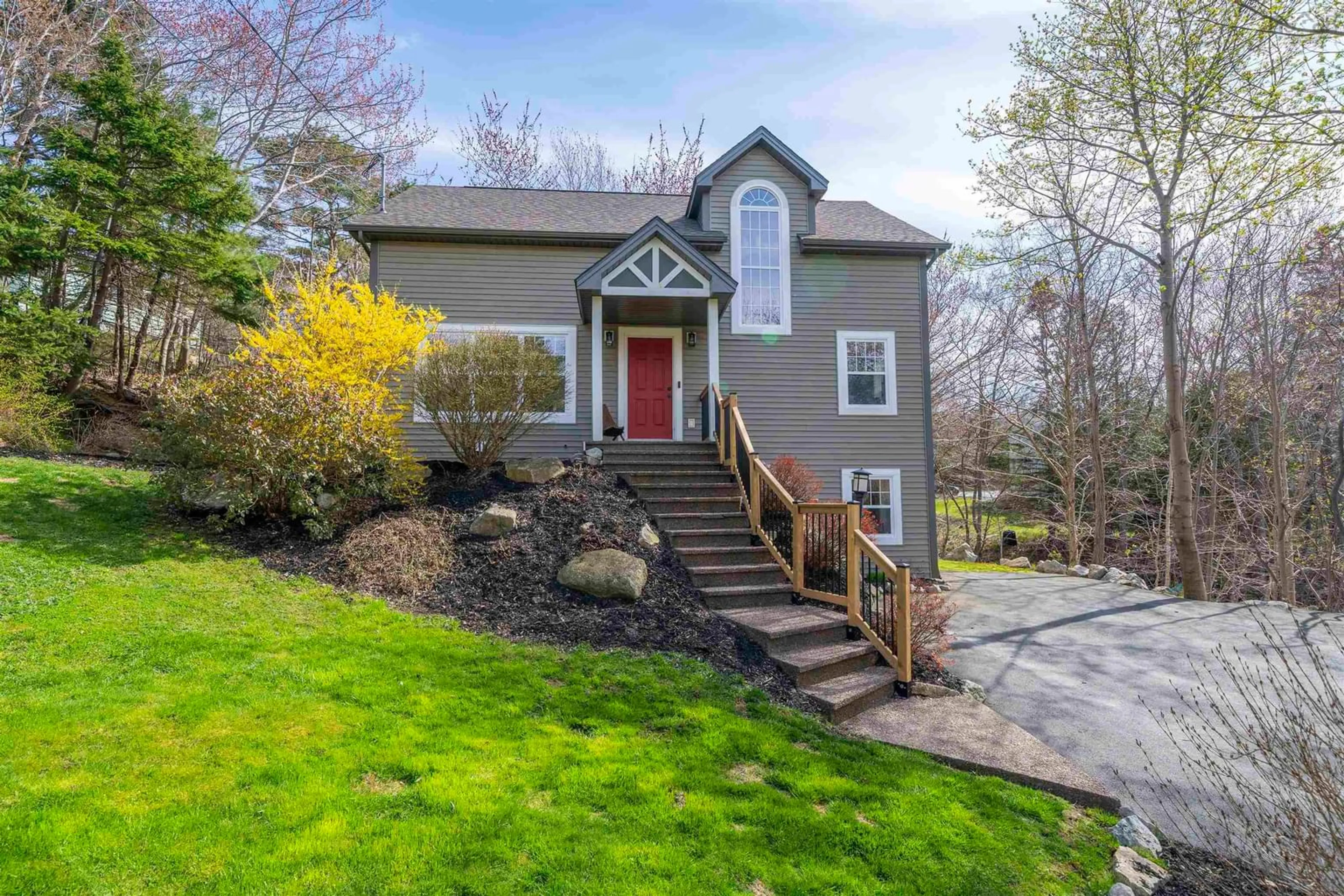Home with vinyl exterior material, street for 28 Battery Dr, Purcell's Cove Nova Scotia B3P 2G8