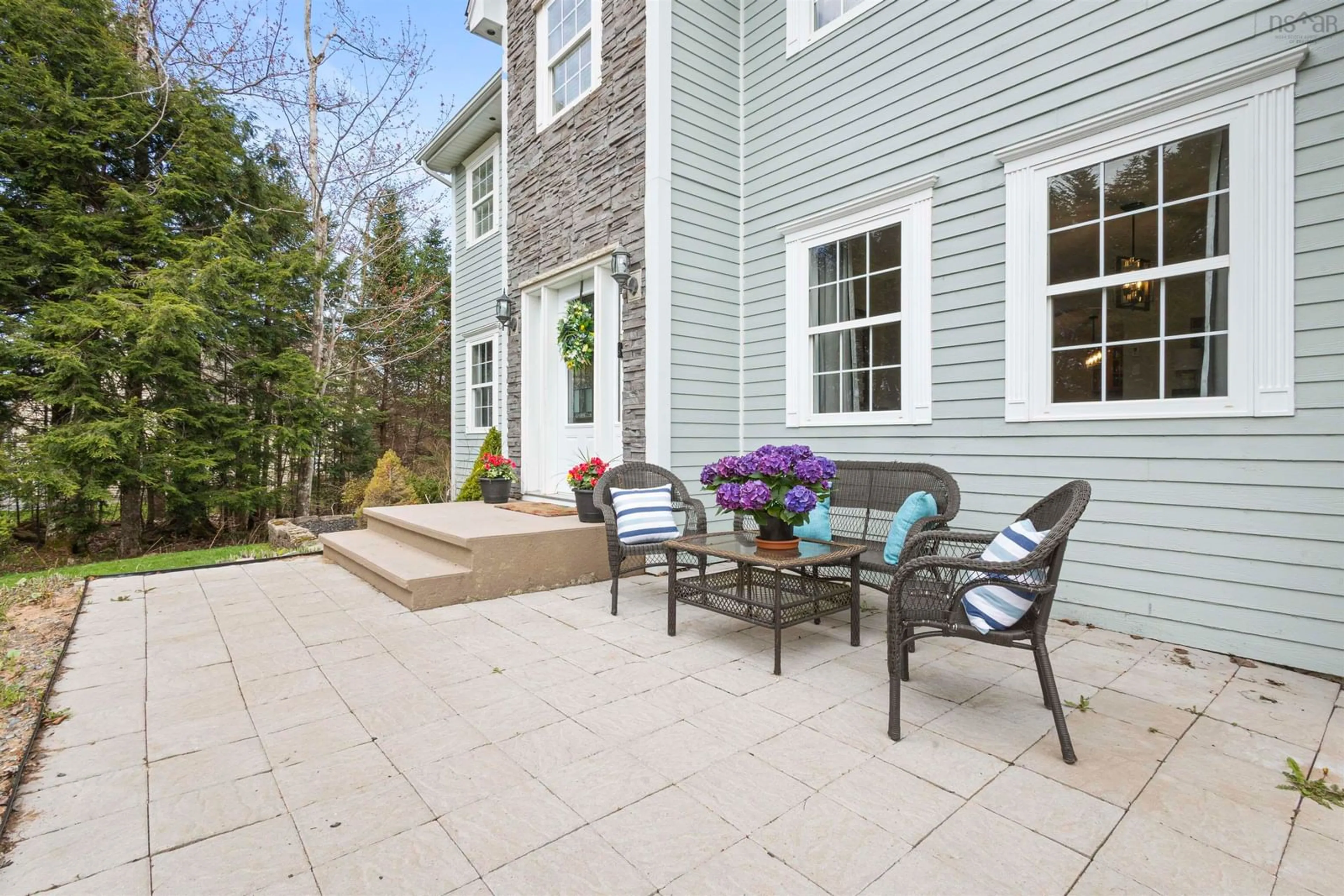 Patio, street for 158 Skye Cres, Hammonds Plains Nova Scotia B4B 1W8