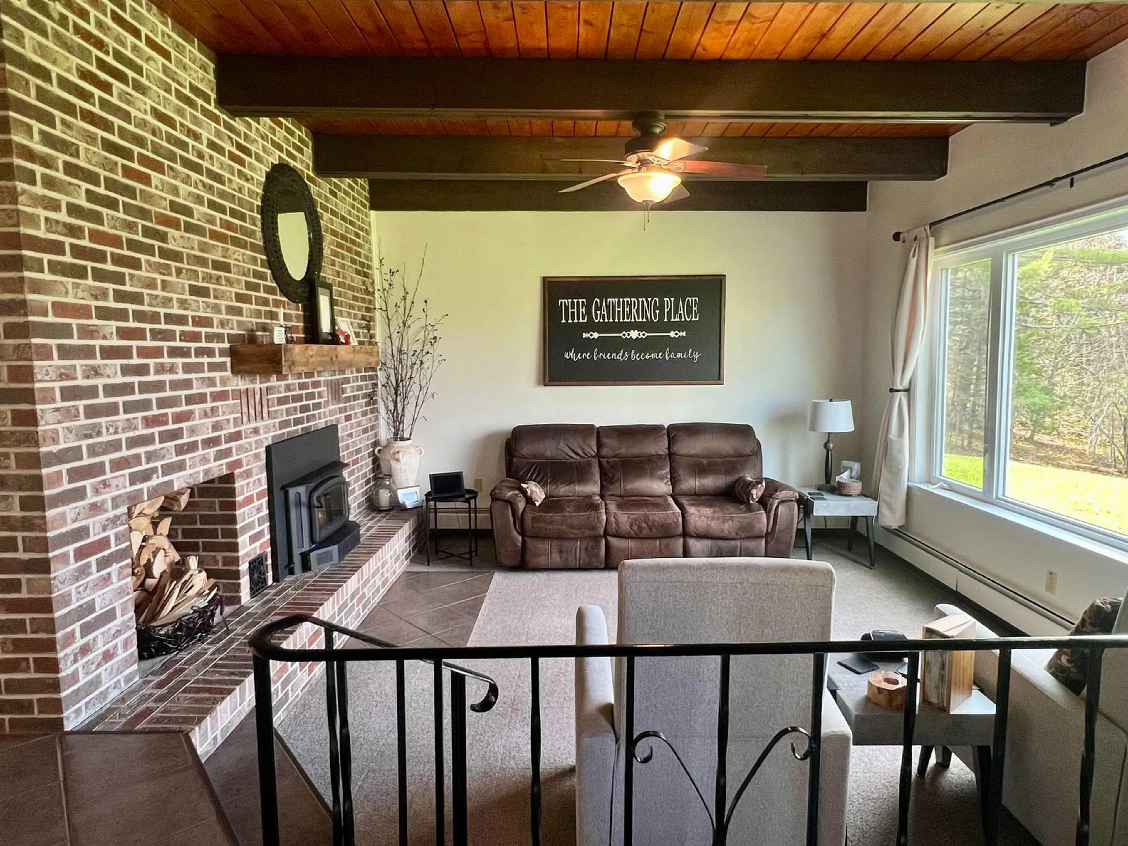 Living room with furniture, unknown for 700 River Rd, Springville Nova Scotia B0K 1B0