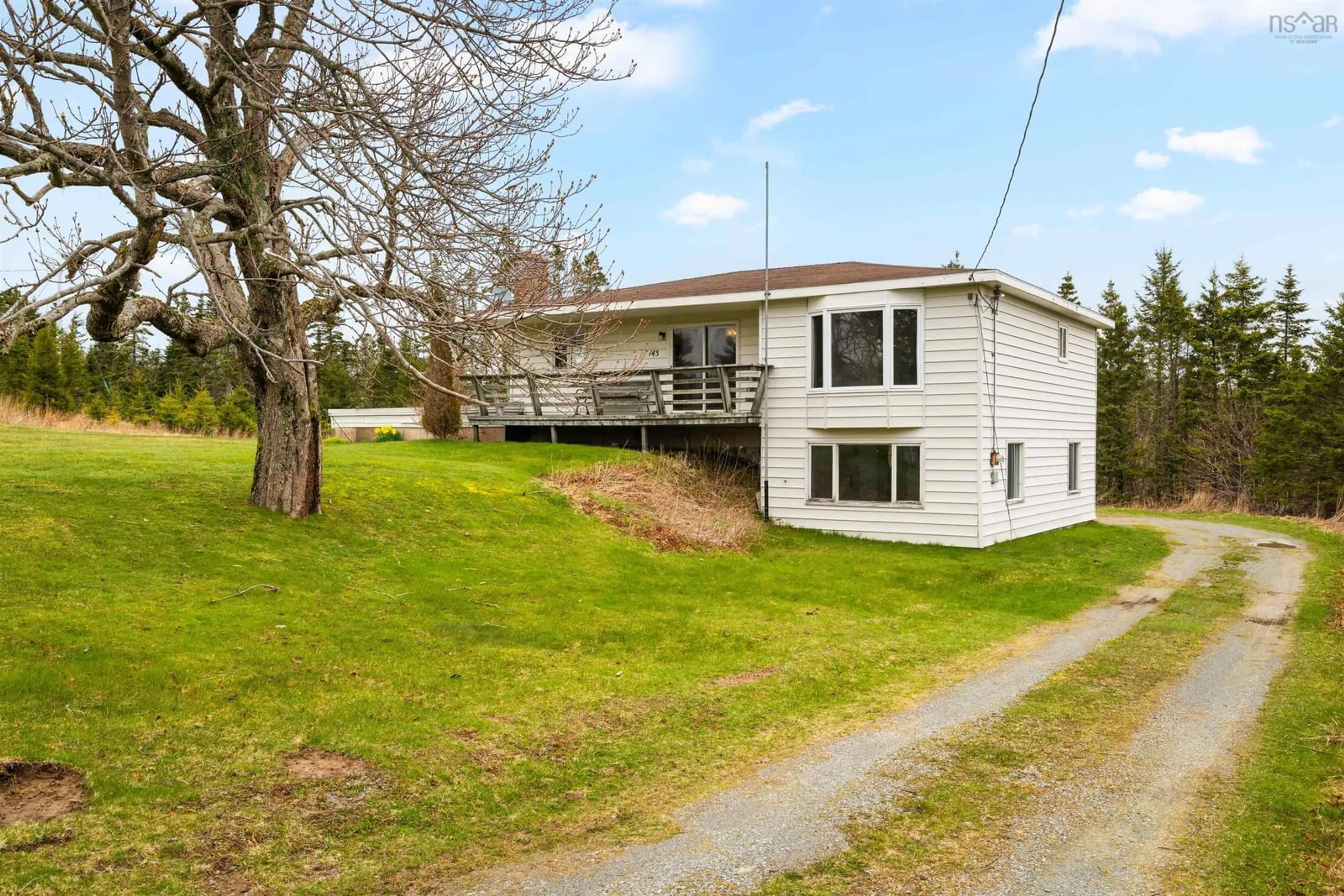 A pic from outside/outdoor area/front of a property/back of a property/a pic from drone, unknown for 143 Murphy, Tangier Nova Scotia B0J 3H0