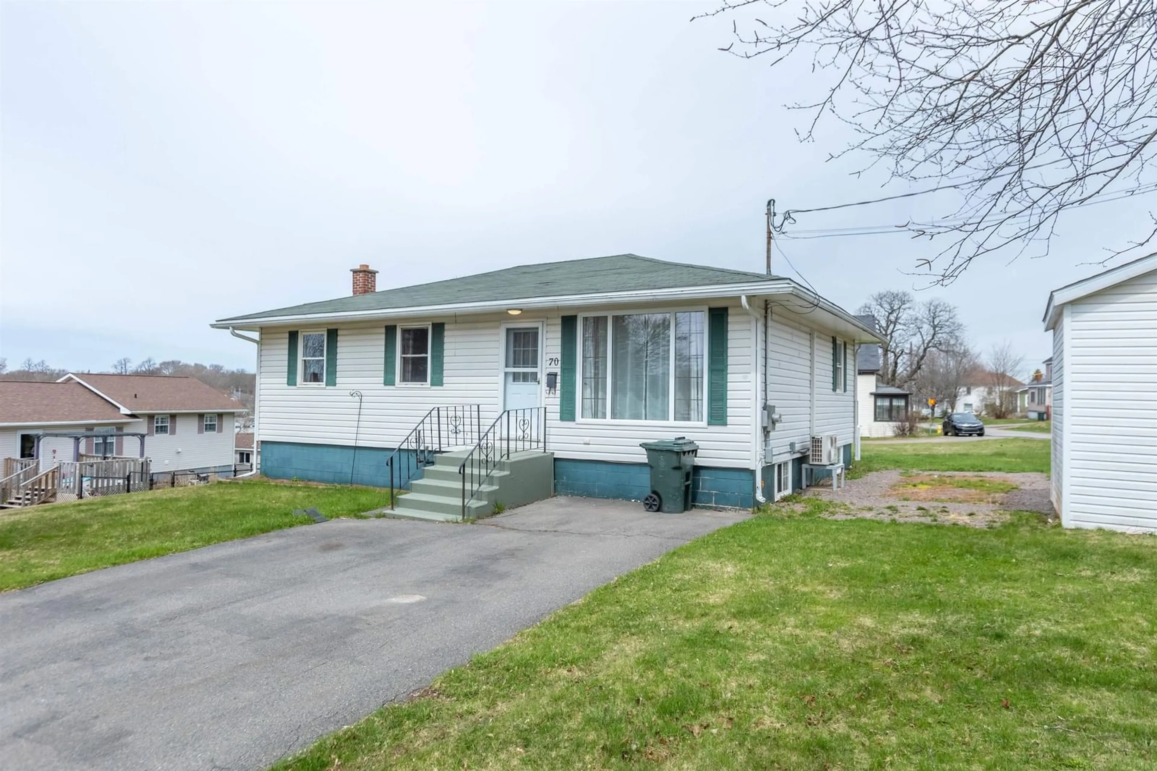 Home with vinyl exterior material, street for 70 Croft St, Amherst Nova Scotia B4H 3A1