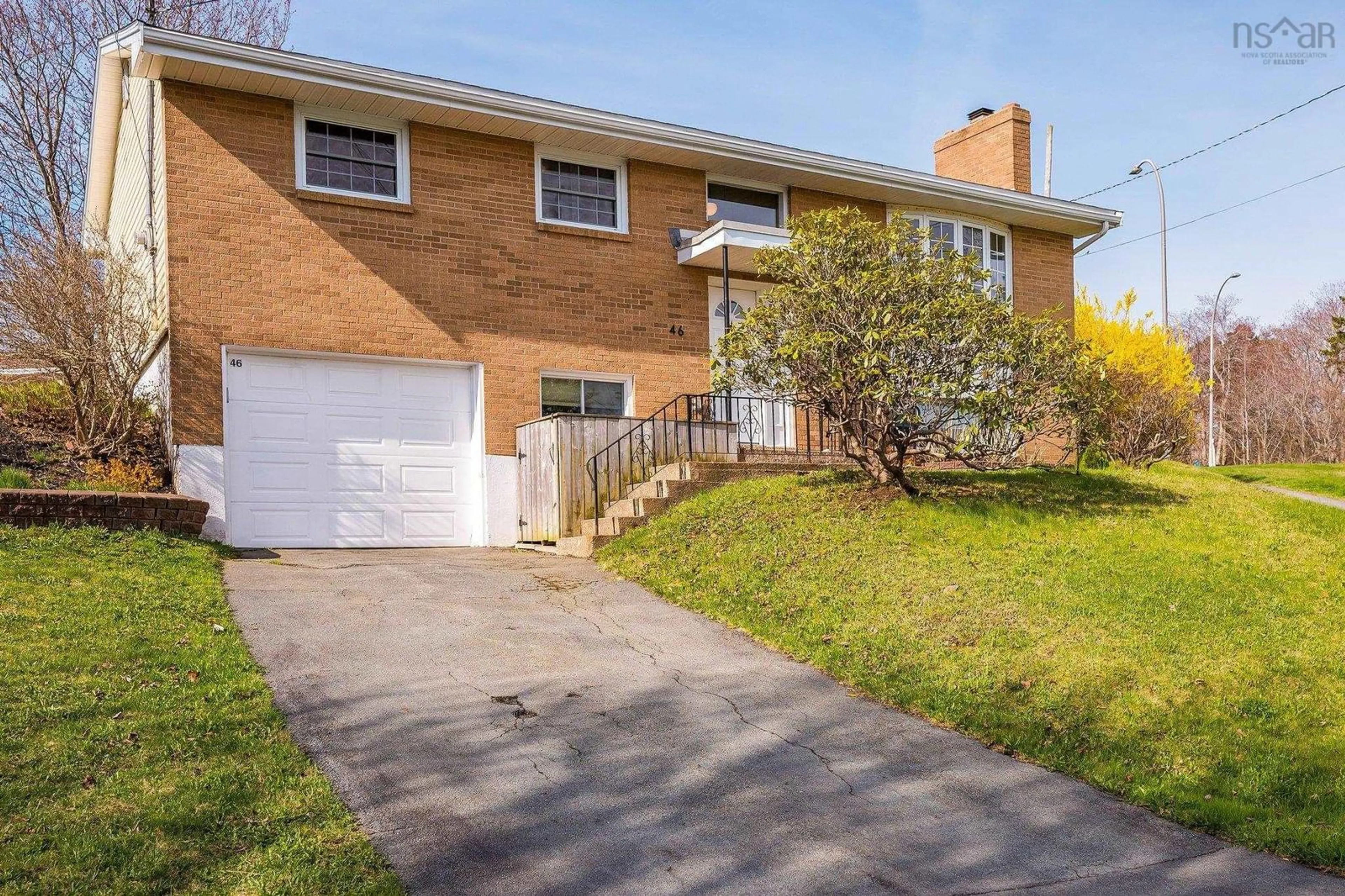 Home with brick exterior material, street for 46 Apollo Crt, Halifax Nova Scotia B3M 1H1