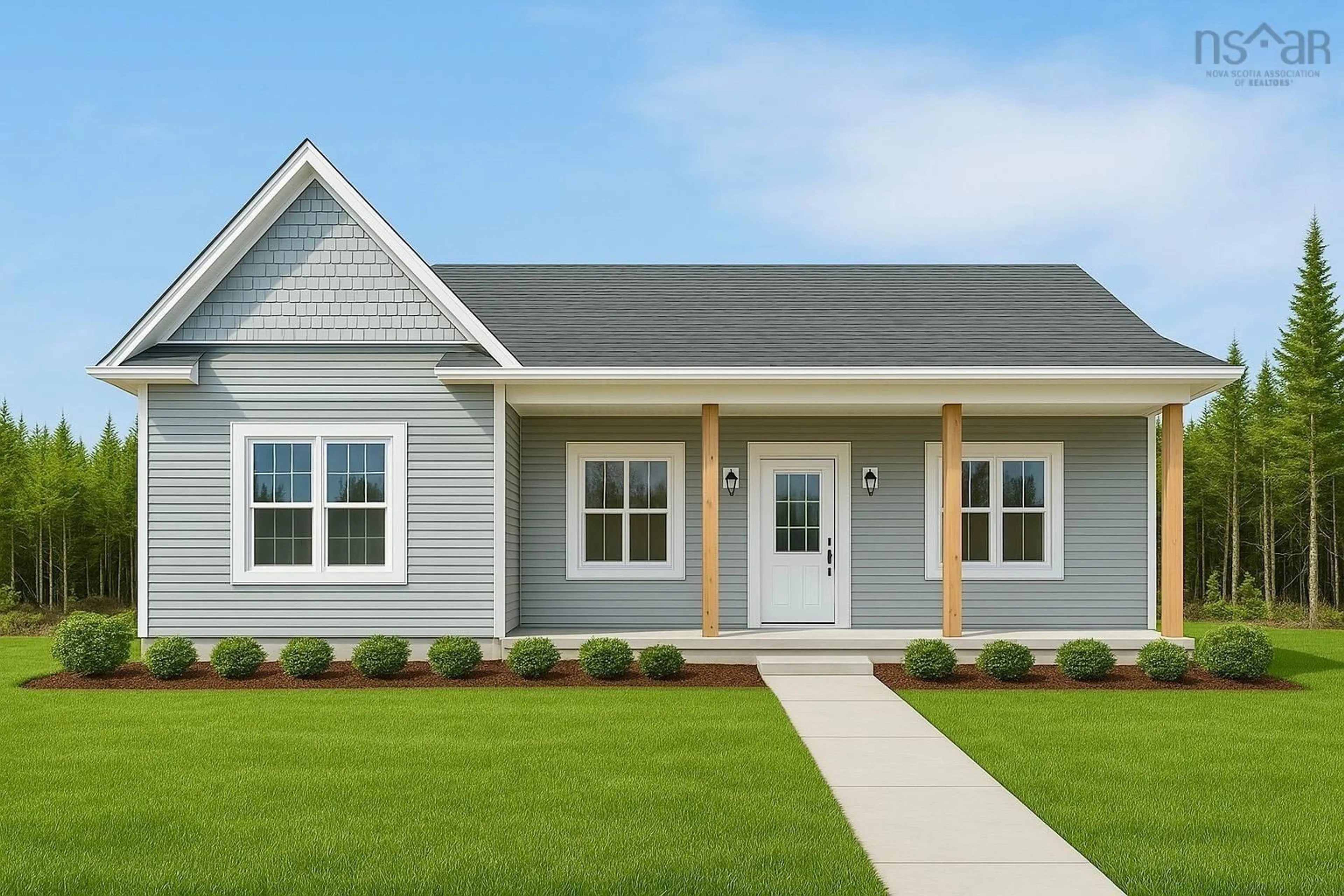 Home with vinyl exterior material, street for 2875 Ostrea Lake Rd, Pleasant Point Nova Scotia B0J 2L0
