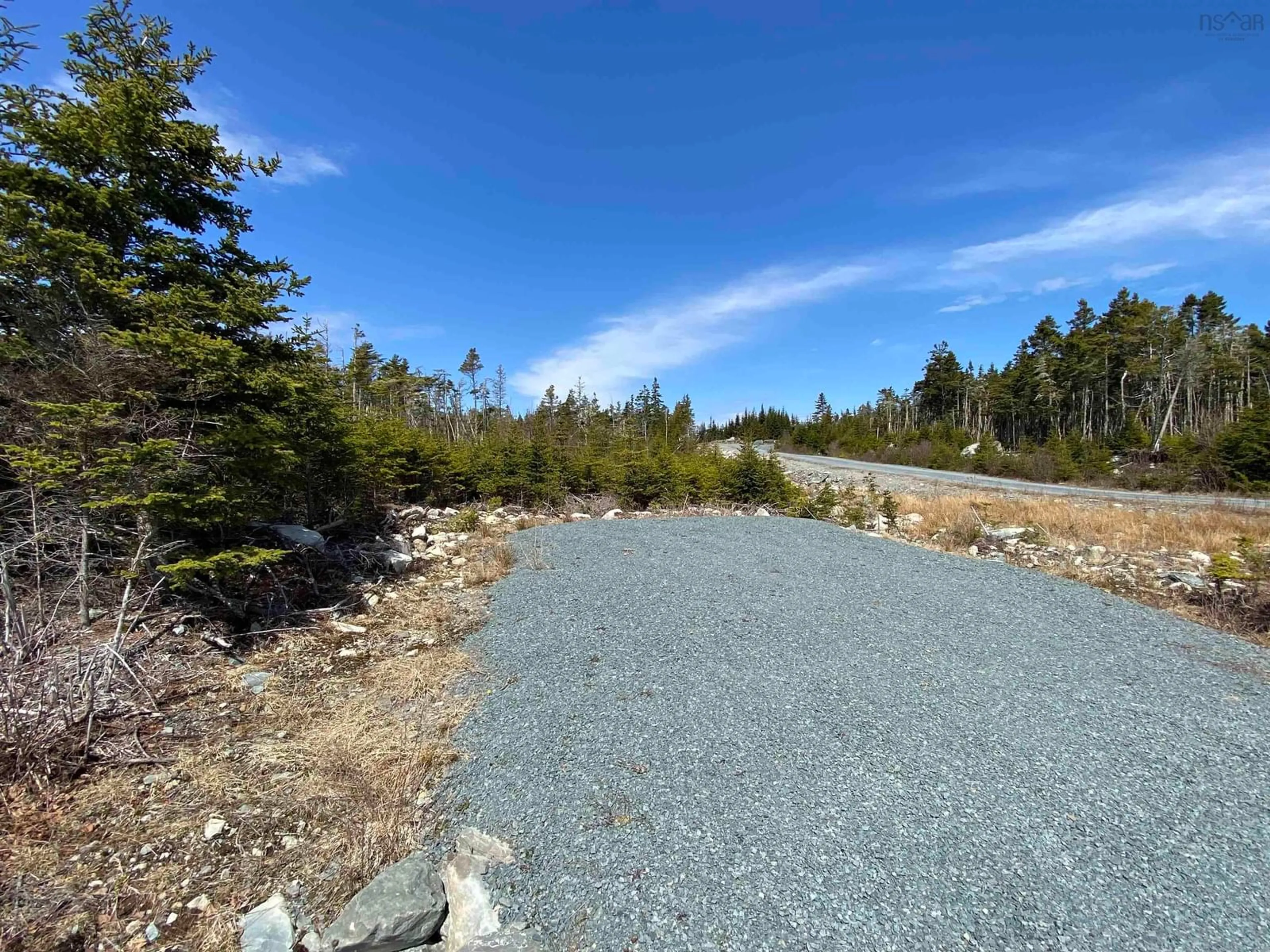 A pic from outside/outdoor area/front of a property/back of a property/a pic from drone, forest/trees view for 2875 Ostrea Lake Rd, Pleasant Point Nova Scotia B0J 2L0