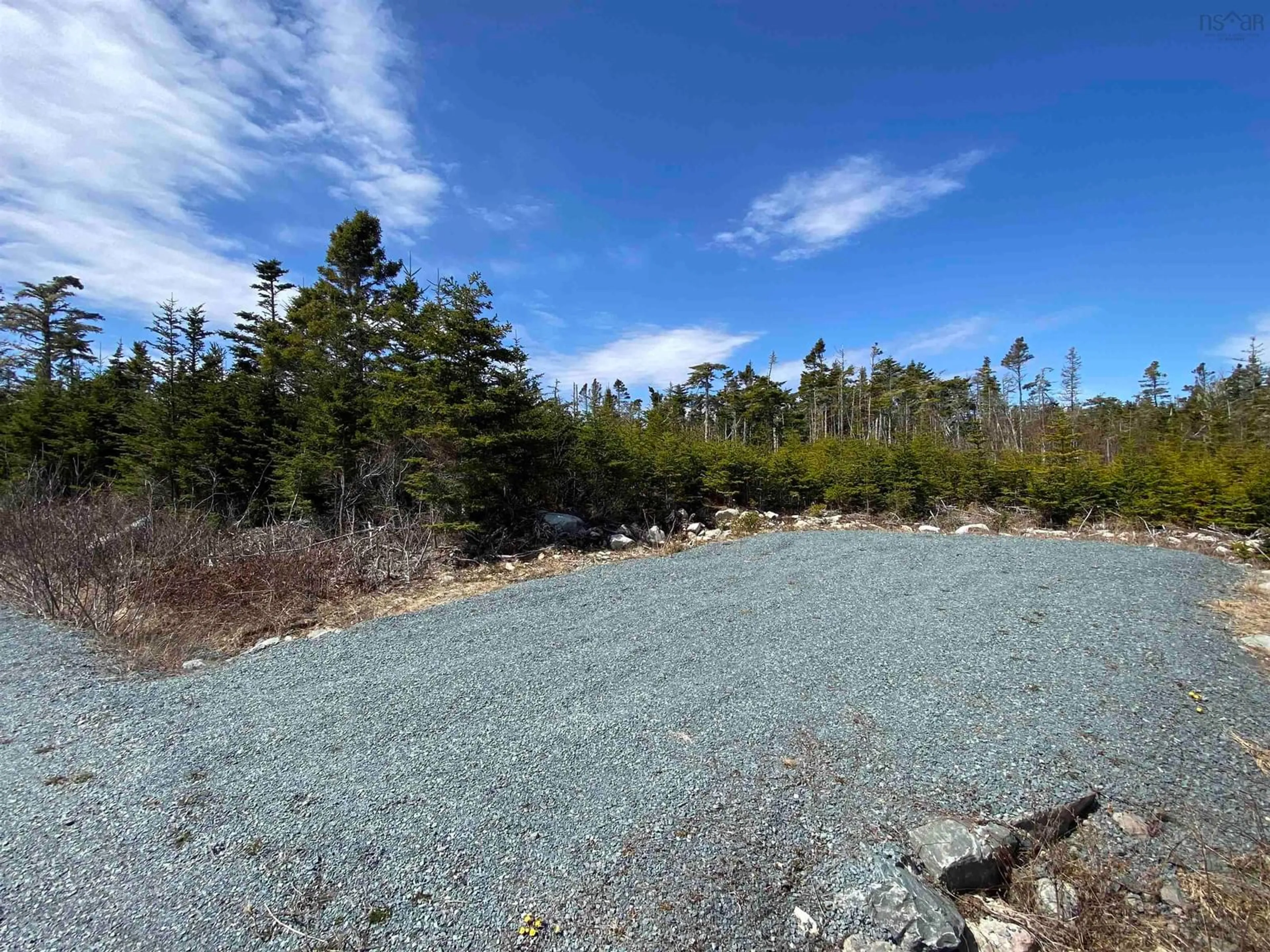 A pic from outside/outdoor area/front of a property/back of a property/a pic from drone, forest/trees view for 2875 Ostrea Lake Rd, Pleasant Point Nova Scotia B0J 2L0