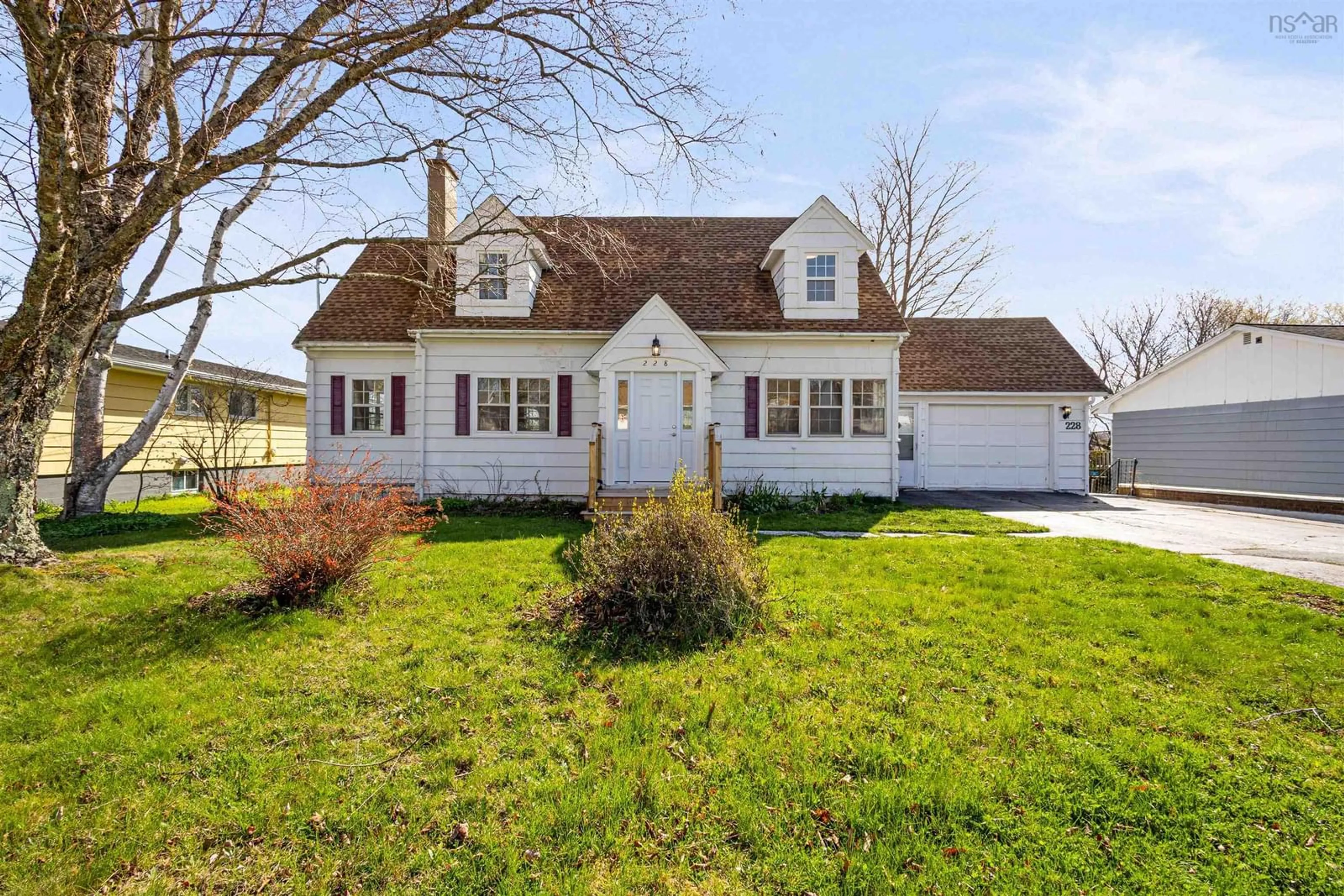 Home with vinyl exterior material, street for 228 Tremain Cres, Windsor Nova Scotia B0N 2T0