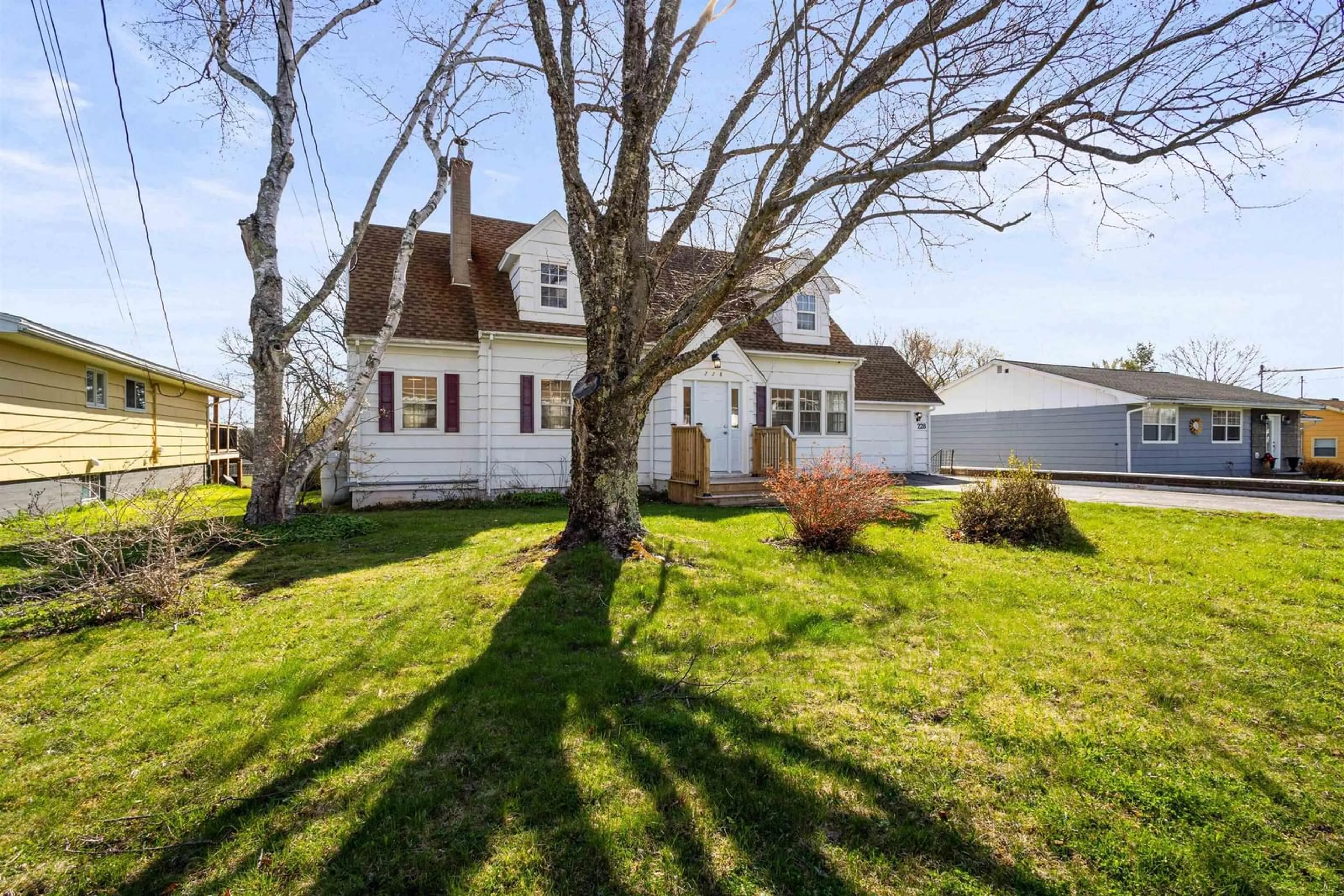 A pic from outside/outdoor area/front of a property/back of a property/a pic from drone, street for 228 Tremain Cres, Windsor Nova Scotia B0N 2T0