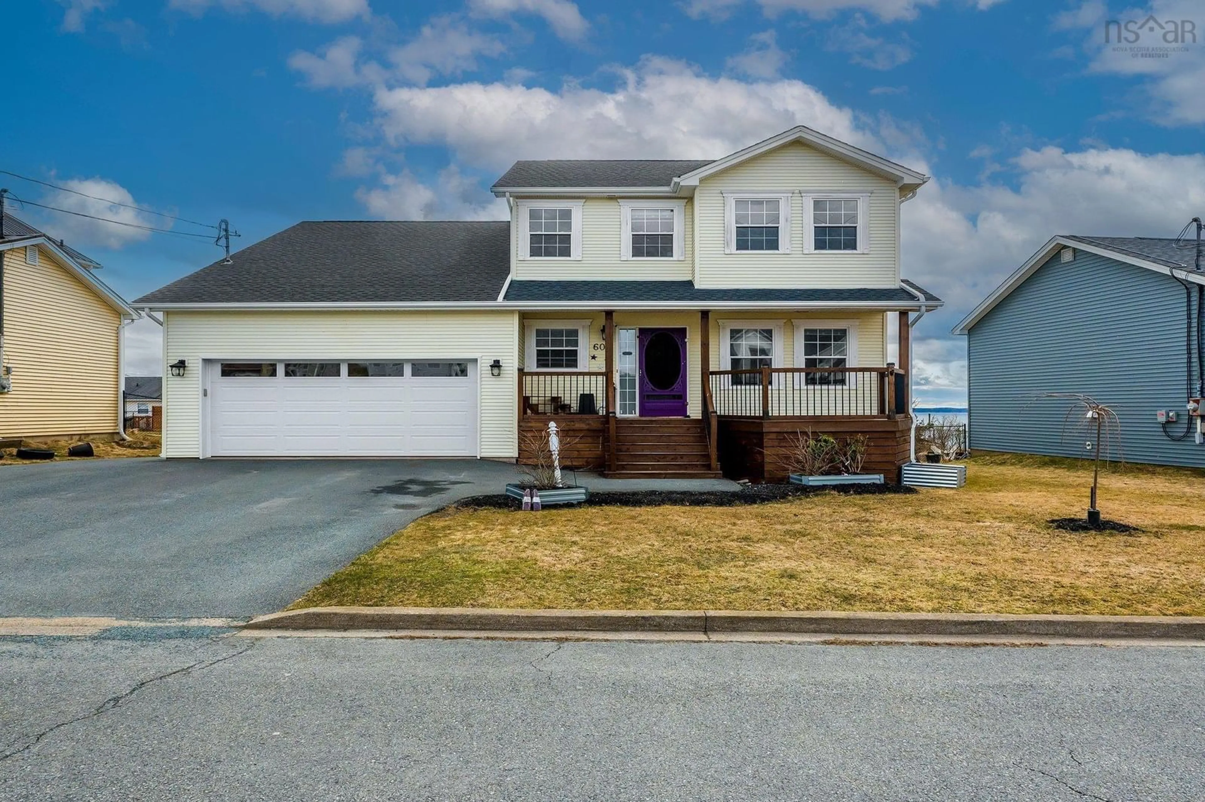 Home with vinyl exterior material, street for 60 Sea Spray Dr, Eastern Passage Nova Scotia B3G 1S6