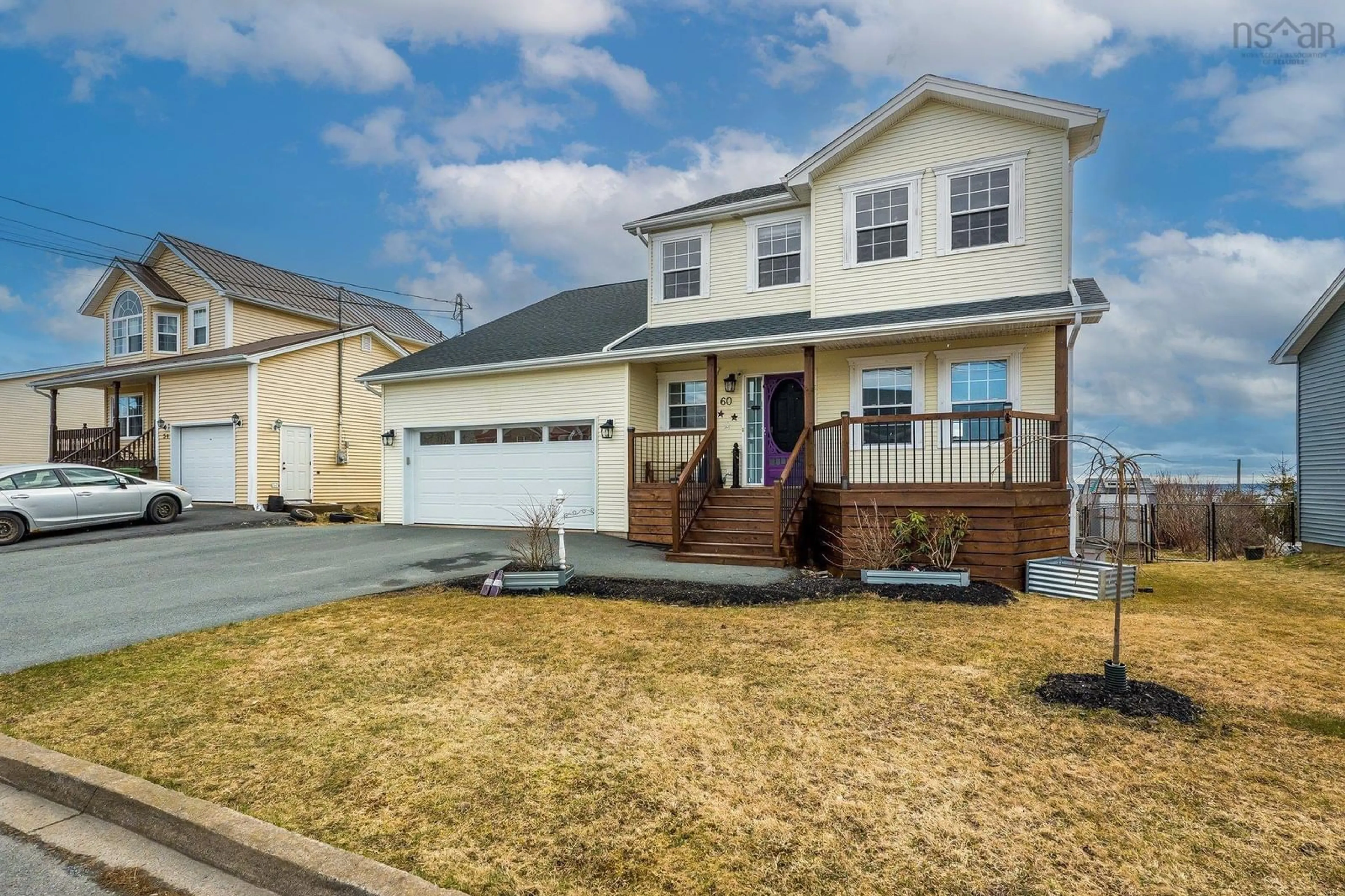 Home with vinyl exterior material, street for 60 Sea Spray Dr, Eastern Passage Nova Scotia B3G 1S6