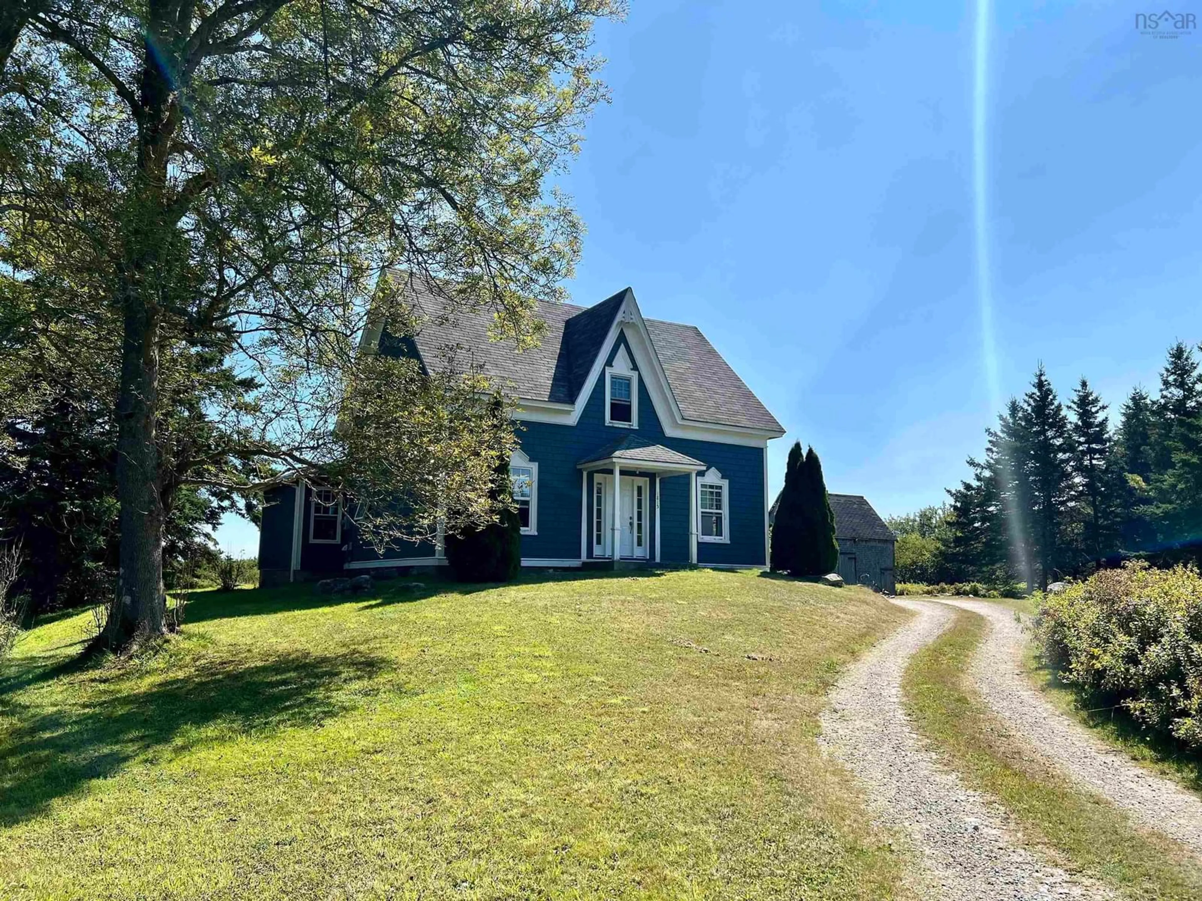 A pic from outside/outdoor area/front of a property/back of a property/a pic from drone, unknown for 1815 West Sable Rd, Sable River Nova Scotia B0T 1V0