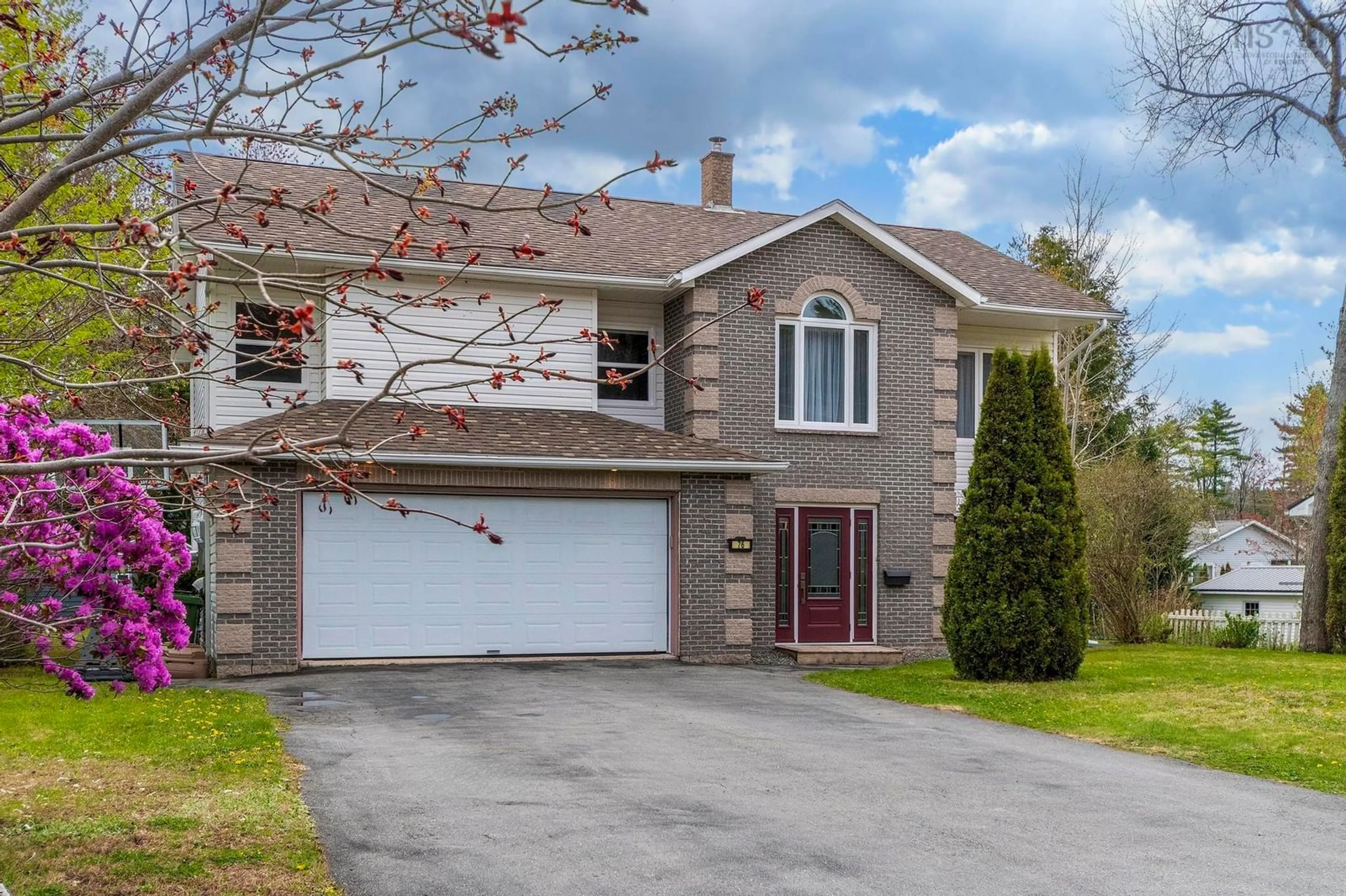 Home with brick exterior material, street for 76 Sweeny Lane, Bridgewater Nova Scotia B4V 4A7