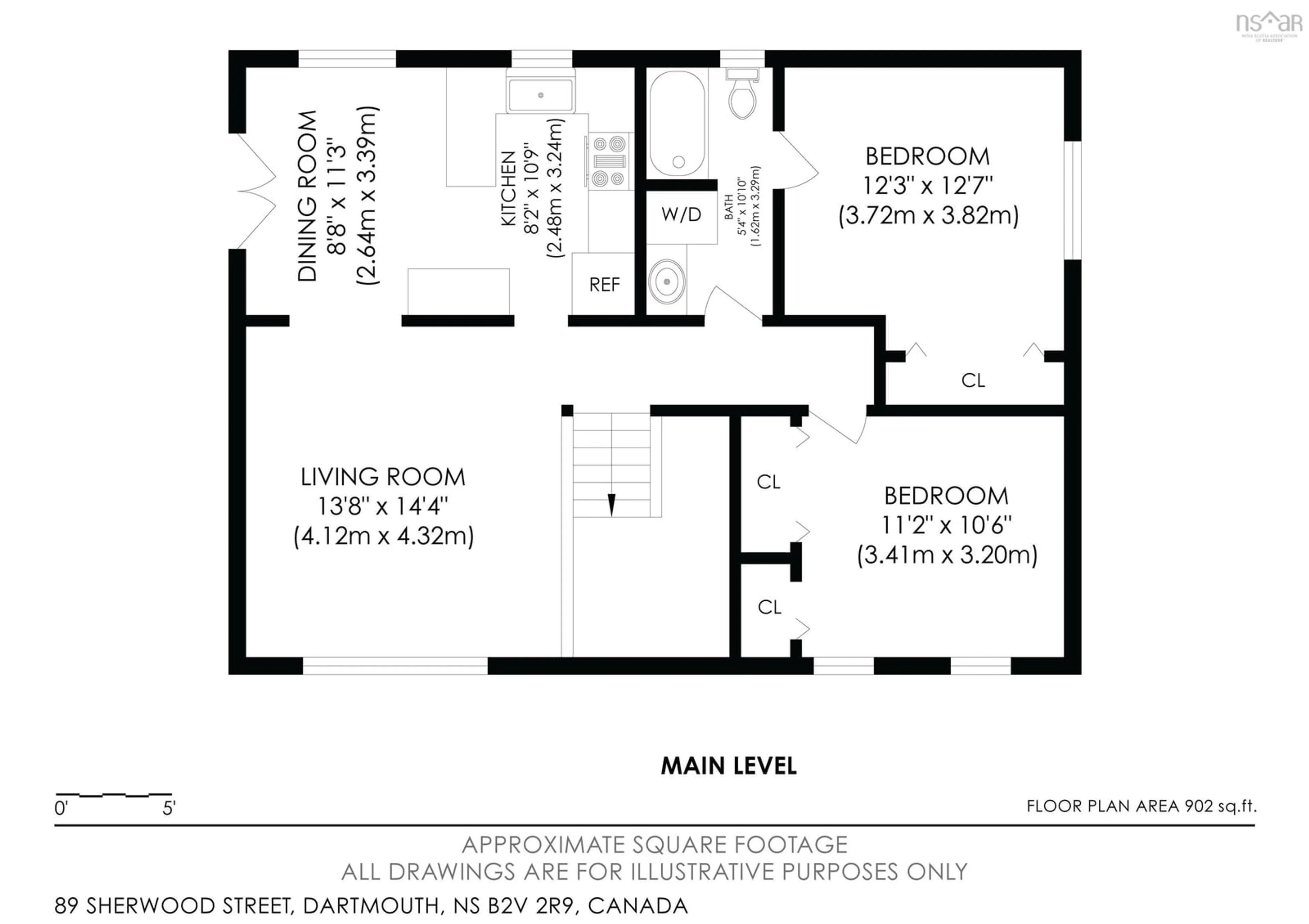 Floor plan for 89 Sherwood St, Colby Village Nova Scotia B2V 2R9