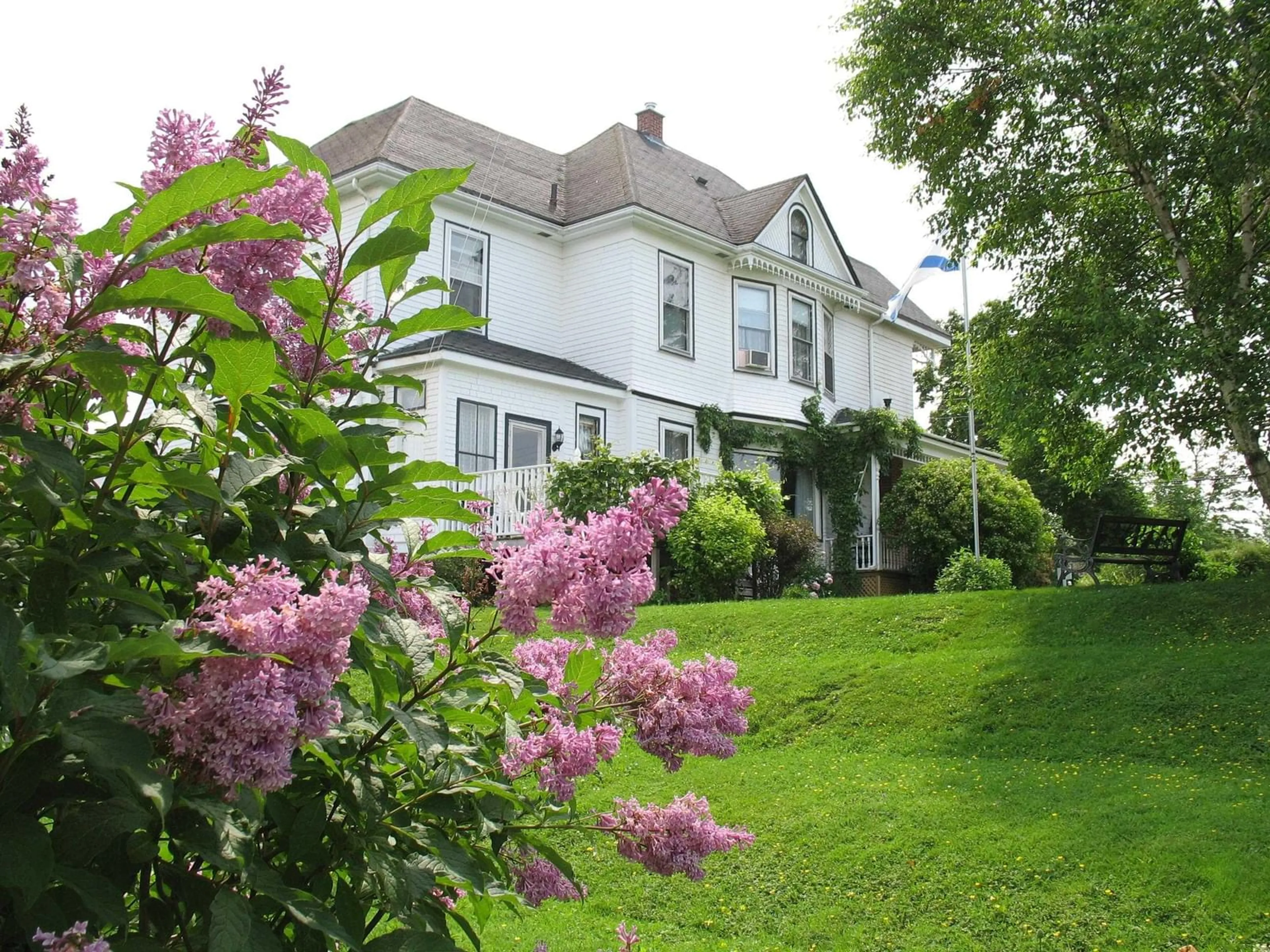 Home with vinyl exterior material, street for 138 Main St, Stewiacke Nova Scotia B0N 2J0
