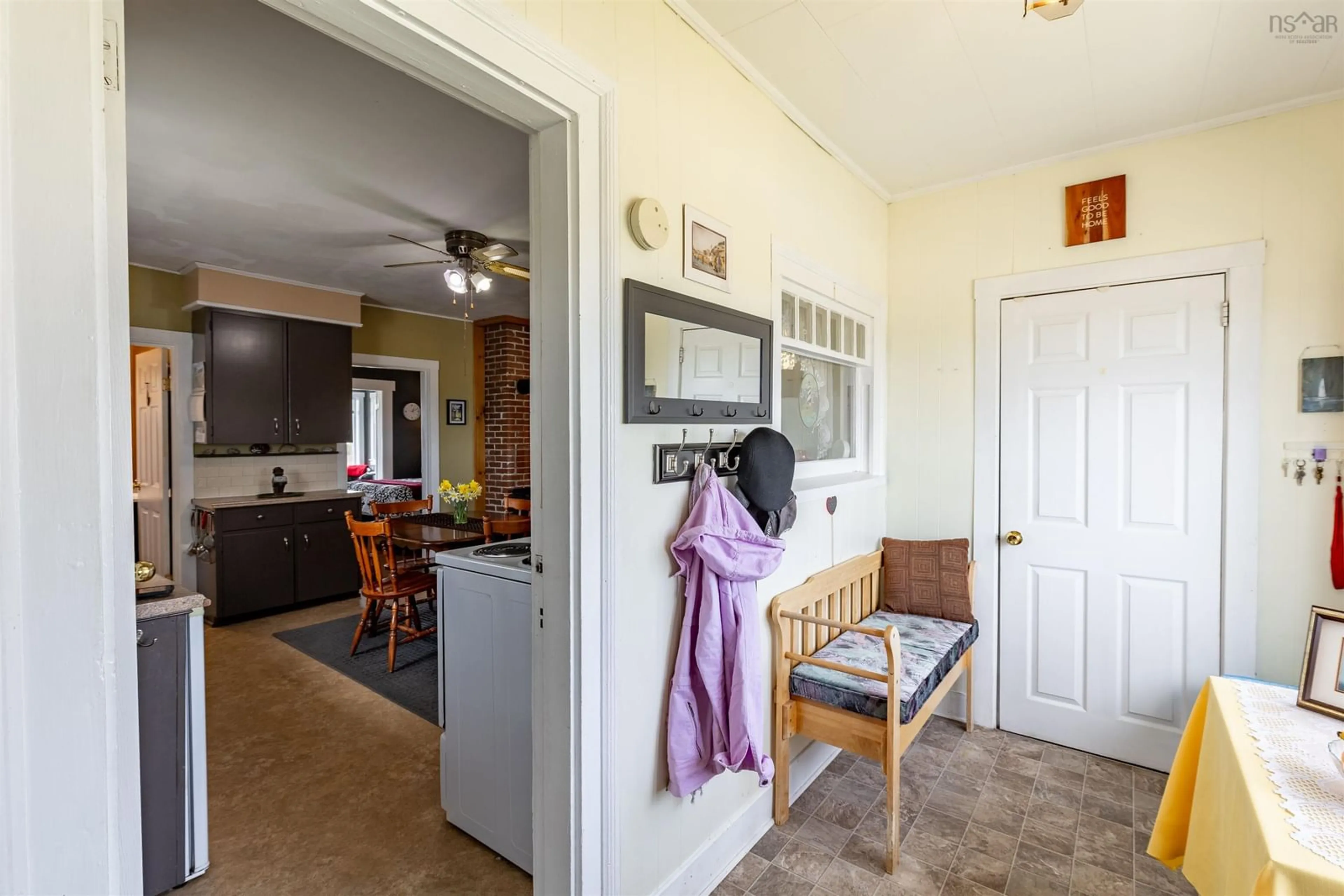 Indoor entryway for 817 Main Shore Rd, North Chegoggin Nova Scotia B5A 5H2
