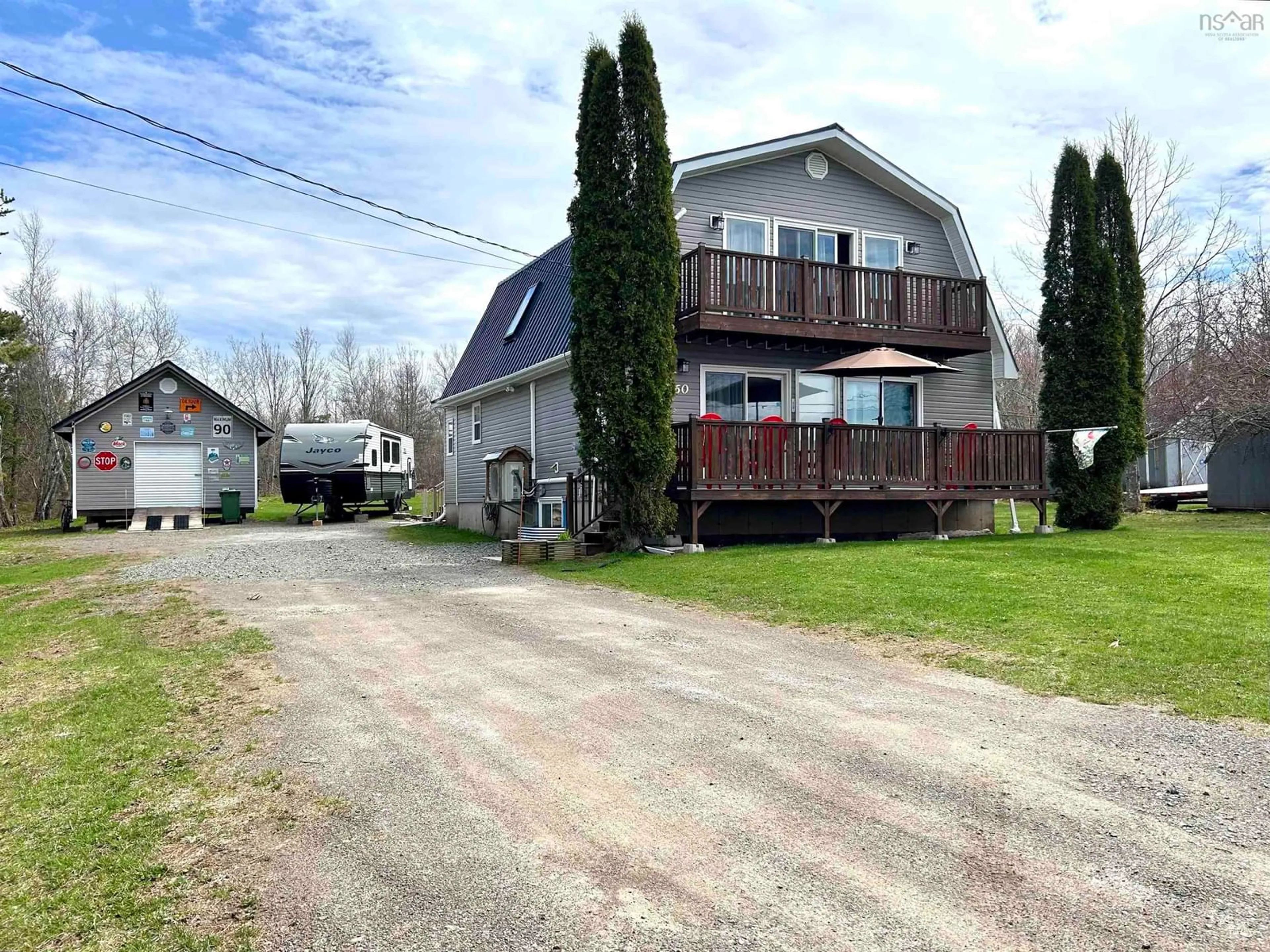 A pic from outside/outdoor area/front of a property/back of a property/a pic from drone, street for 60 Cowan St, Springhill Nova Scotia B0M 1X0
