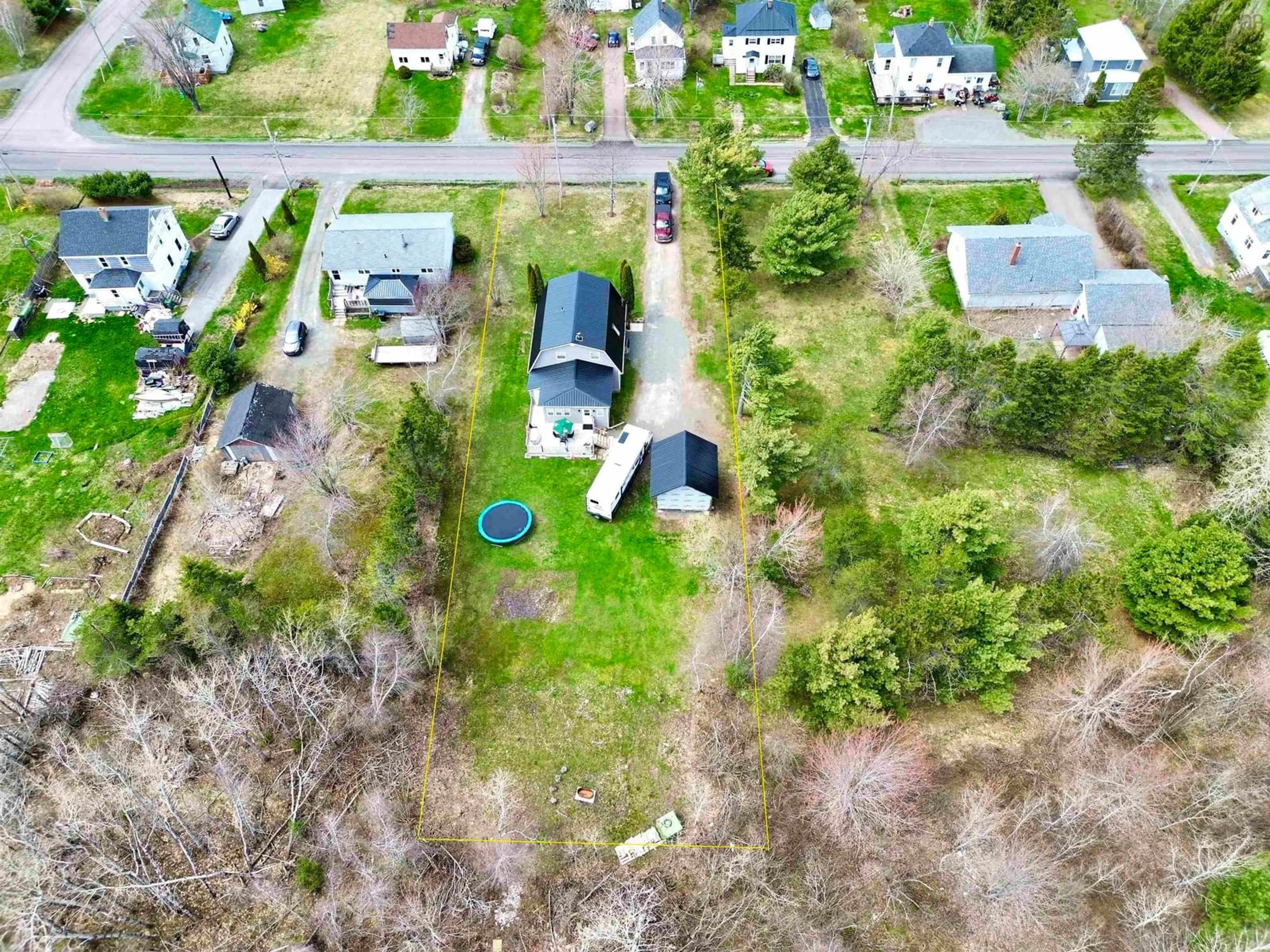 A pic from outside/outdoor area/front of a property/back of a property/a pic from drone, street for 60 Cowan St, Springhill Nova Scotia B0M 1X0