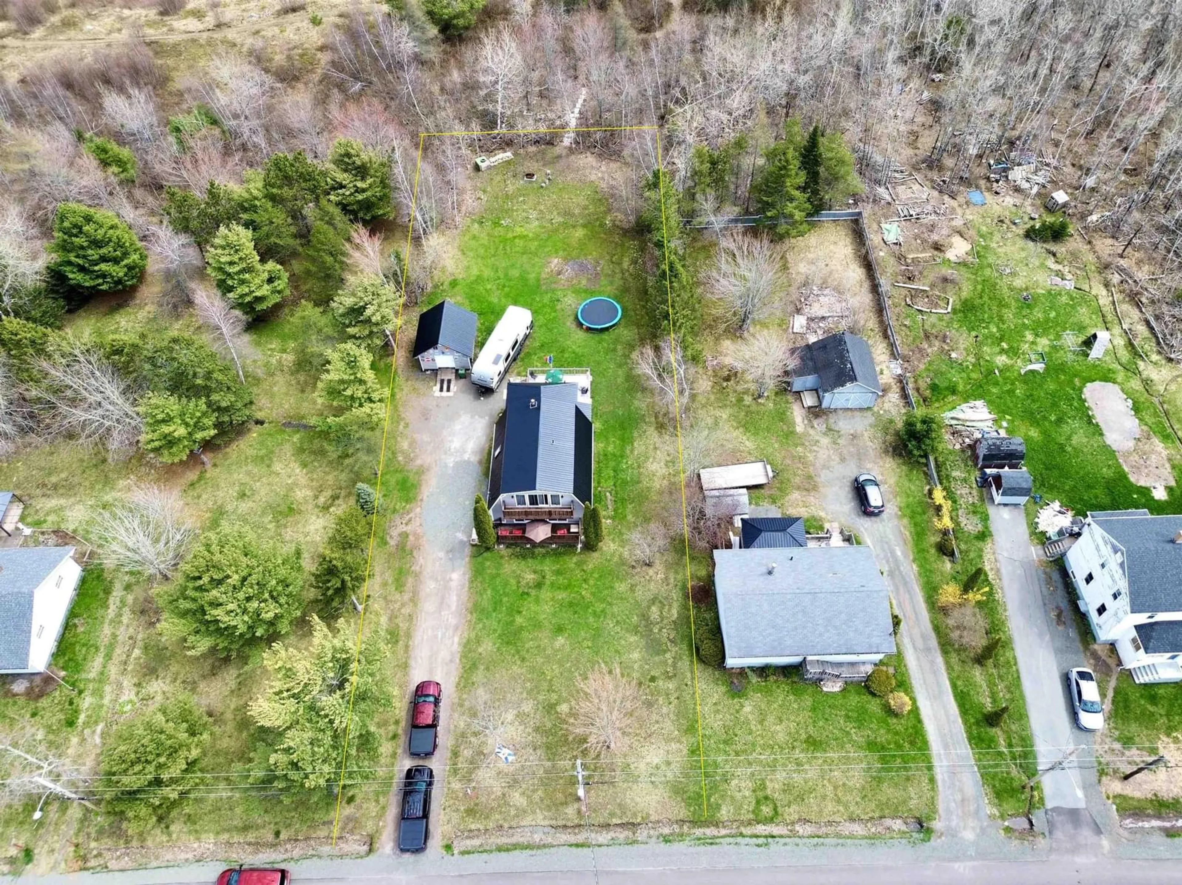 A pic from outside/outdoor area/front of a property/back of a property/a pic from drone, street for 60 Cowan St, Springhill Nova Scotia B0M 1X0