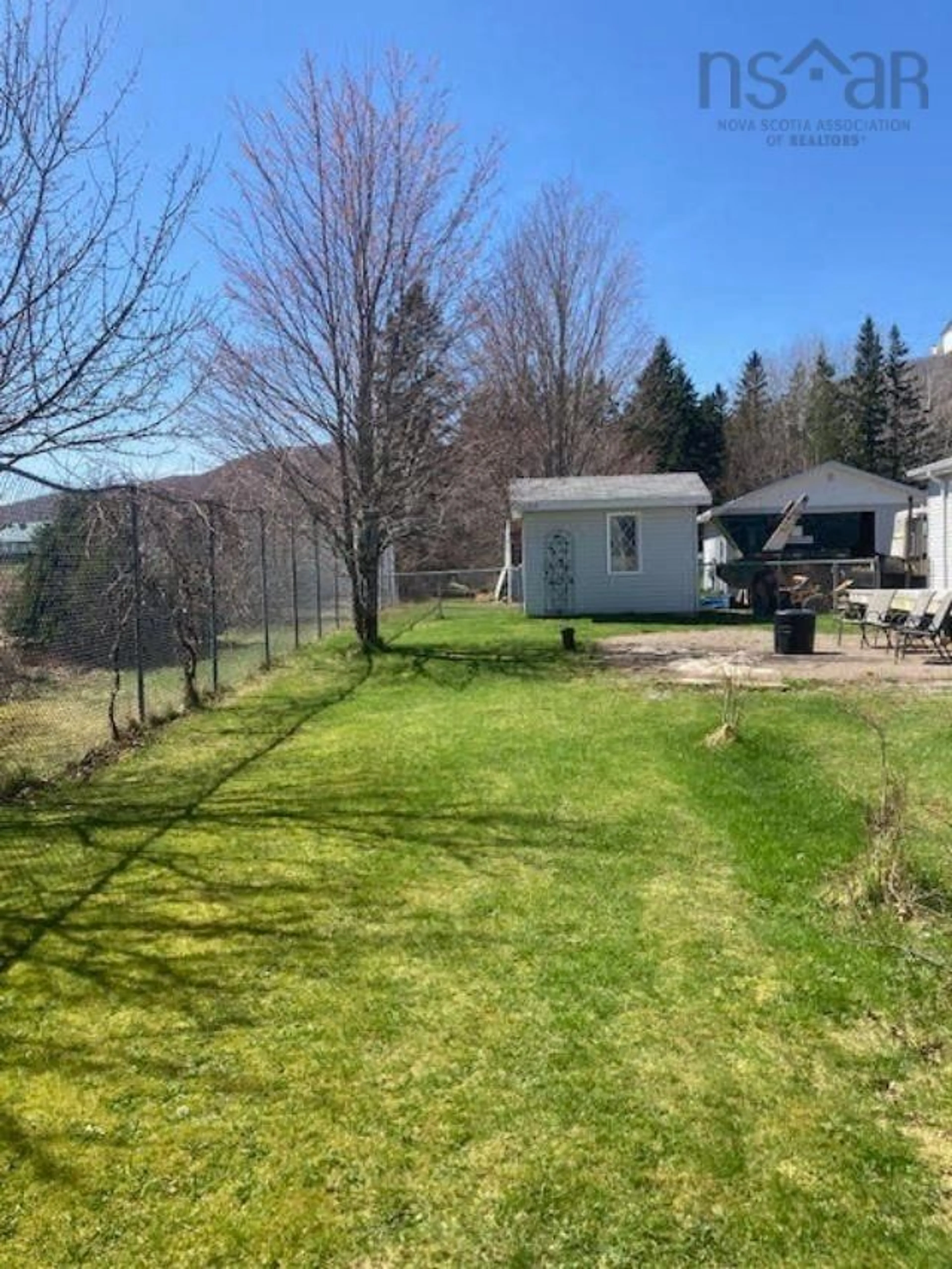 A pic from outside/outdoor area/front of a property/back of a property/a pic from drone, water/lake/river/ocean view for 20 Park Lane, Blues Mills Nova Scotia B0E 2Y0