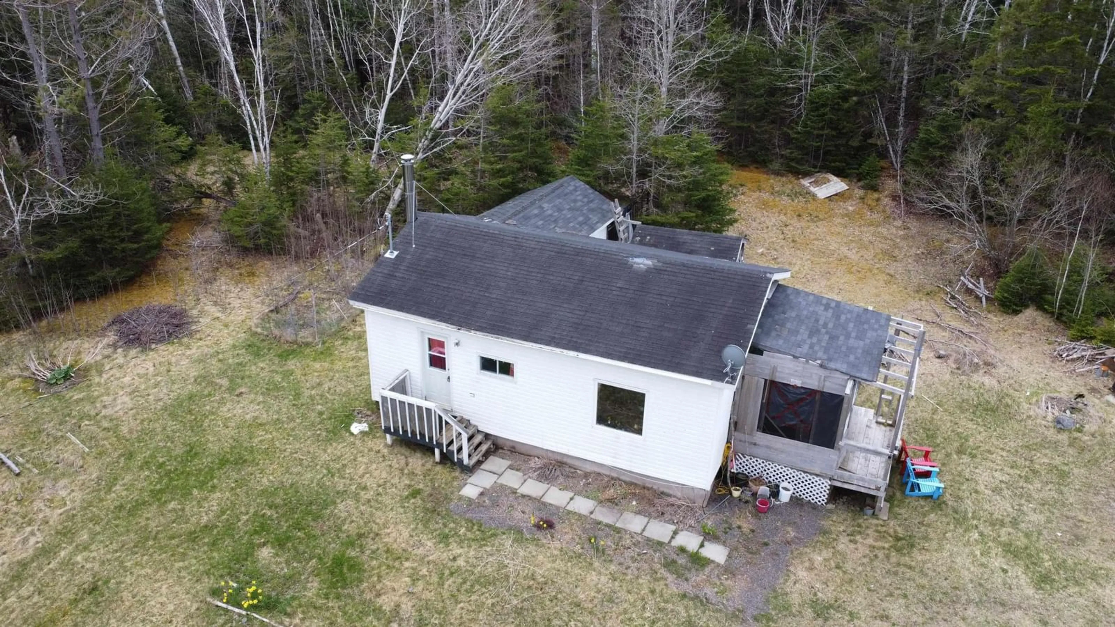 A pic from outside/outdoor area/front of a property/back of a property/a pic from drone, building for 2059 East River West Side Road, Sunnybrae Nova Scotia B0K 1B0