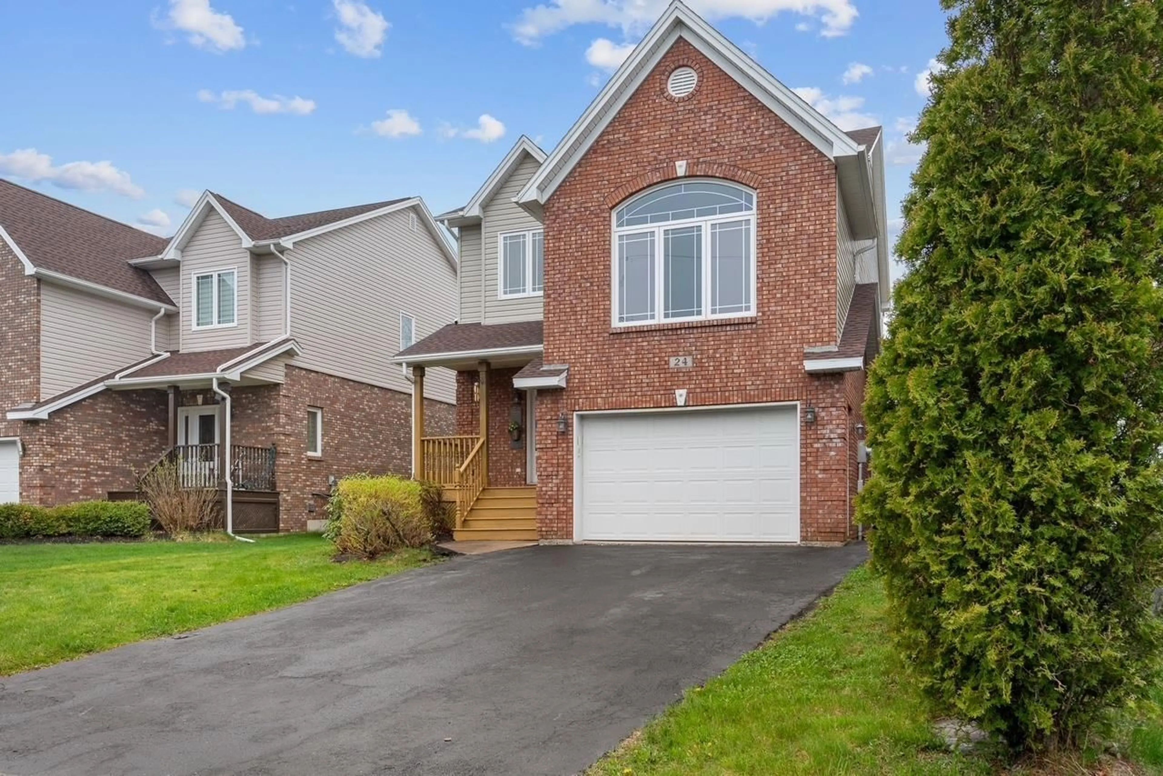 Home with brick exterior material, street for 24 Haystead Ridge, Bedford Nova Scotia B4A 0B6