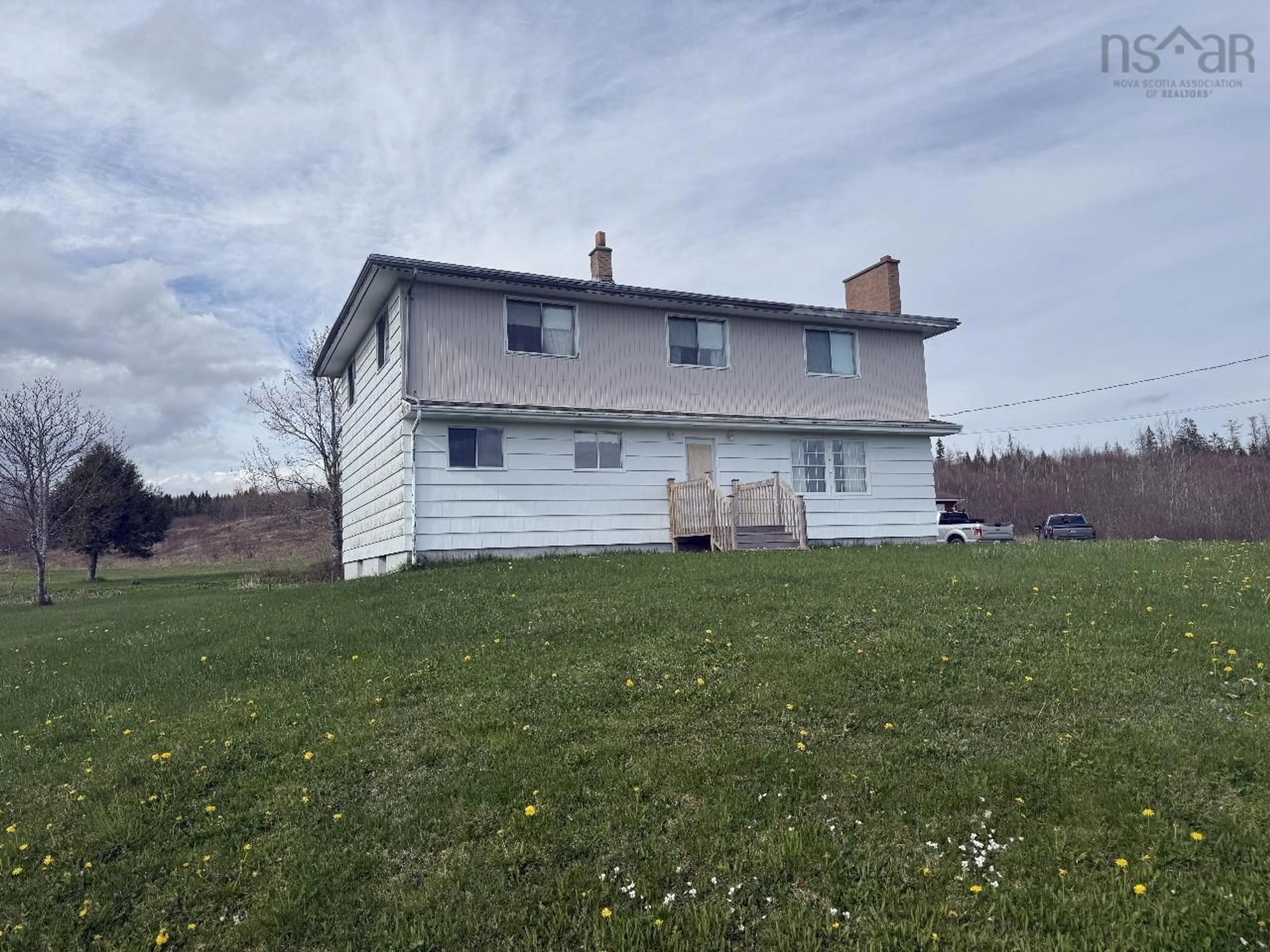 A pic from outside/outdoor area/front of a property/back of a property/a pic from drone, building for 703 336 Hwy, Upper Musquodoboit Nova Scotia B0N 2M0